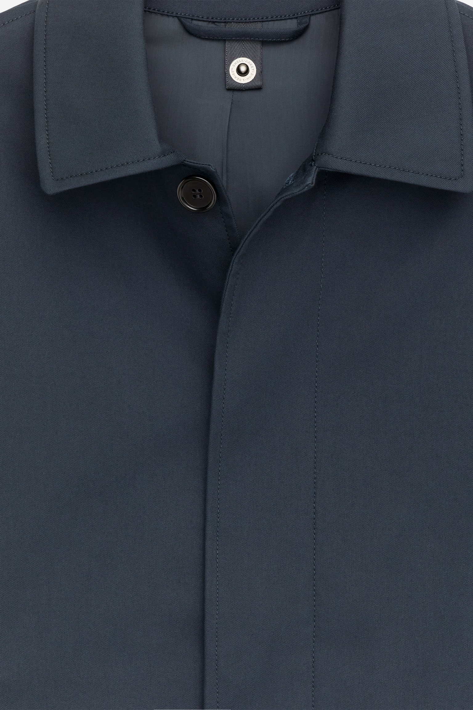 Lockerer Car Coat aus Baumwolle - Dunkelblau - 8