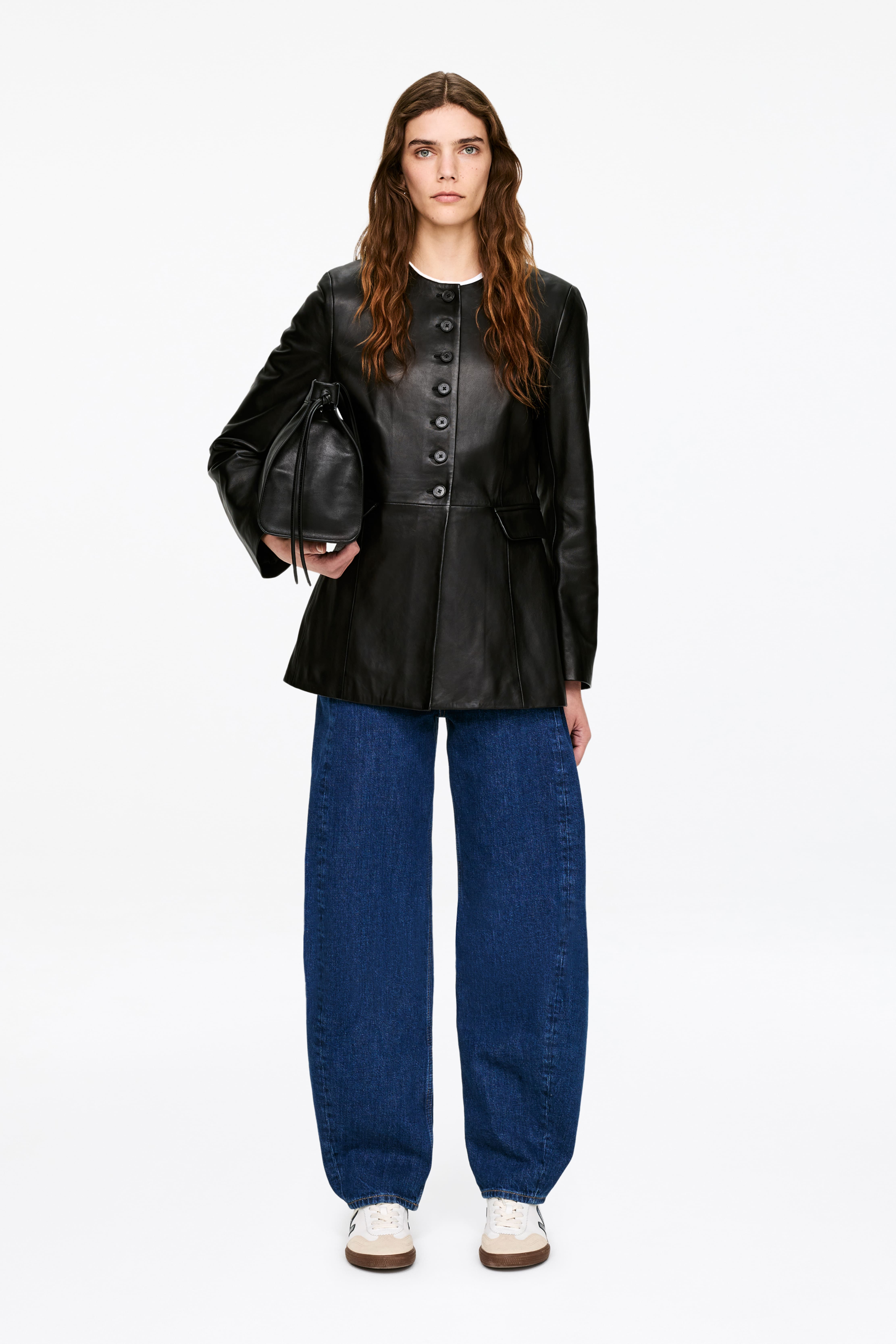 Jeans BLOOM barrel - Blu/Blu medio/Bianco sporco/Nero/Nero/Bianco