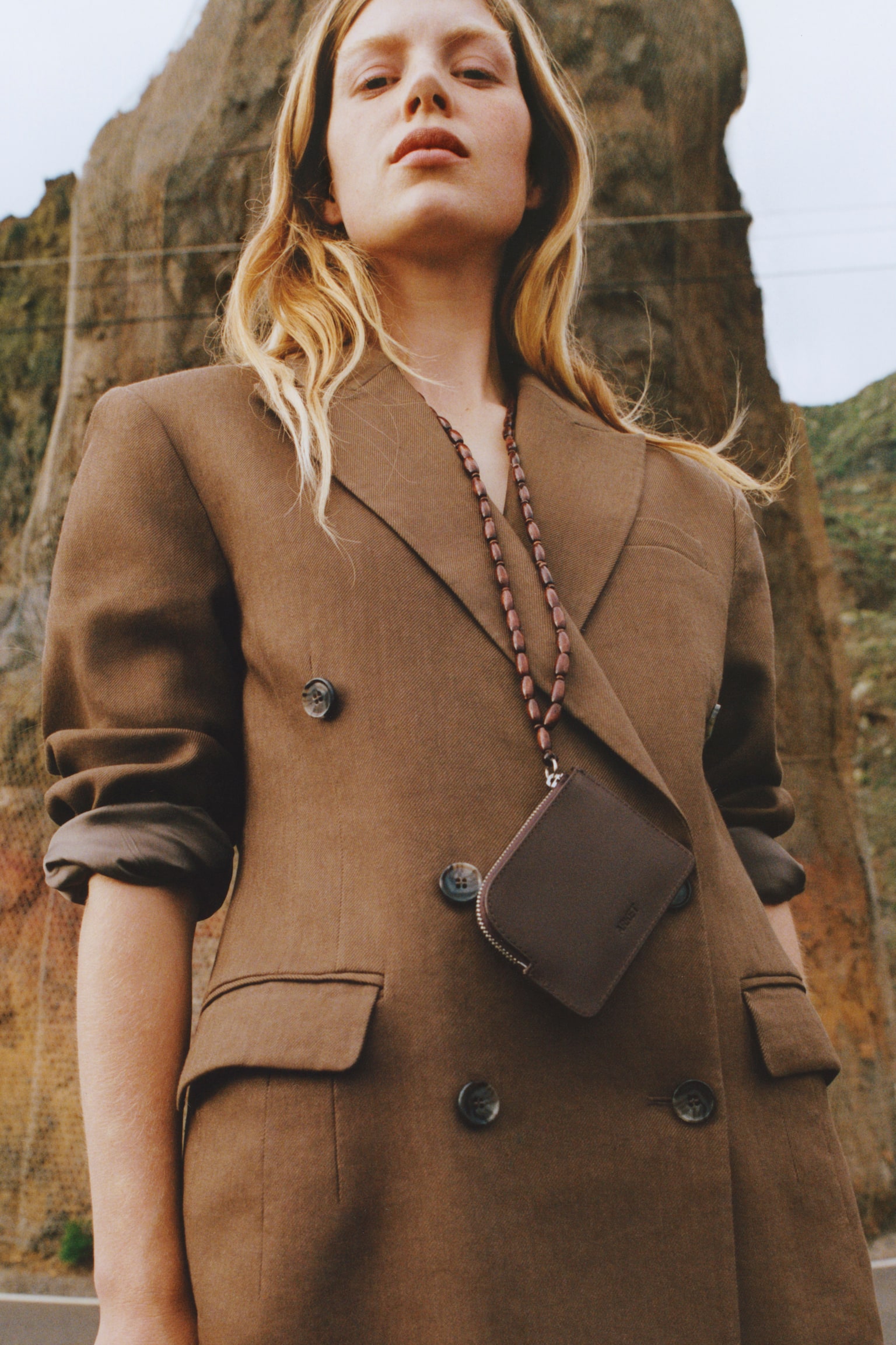 Blazer doppiopetto - Beige scuro - 4