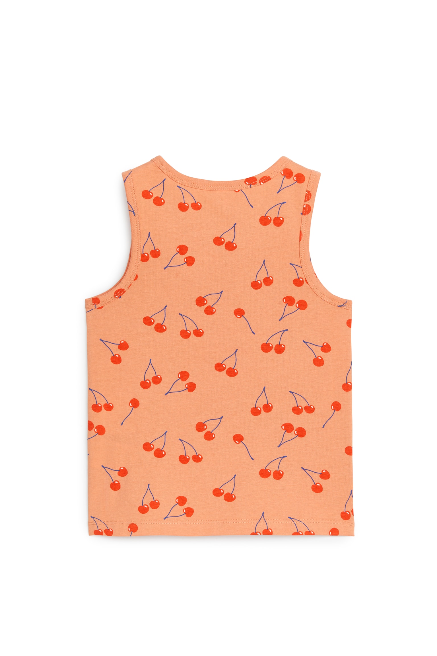 Printed Tank Top - Orange - 3