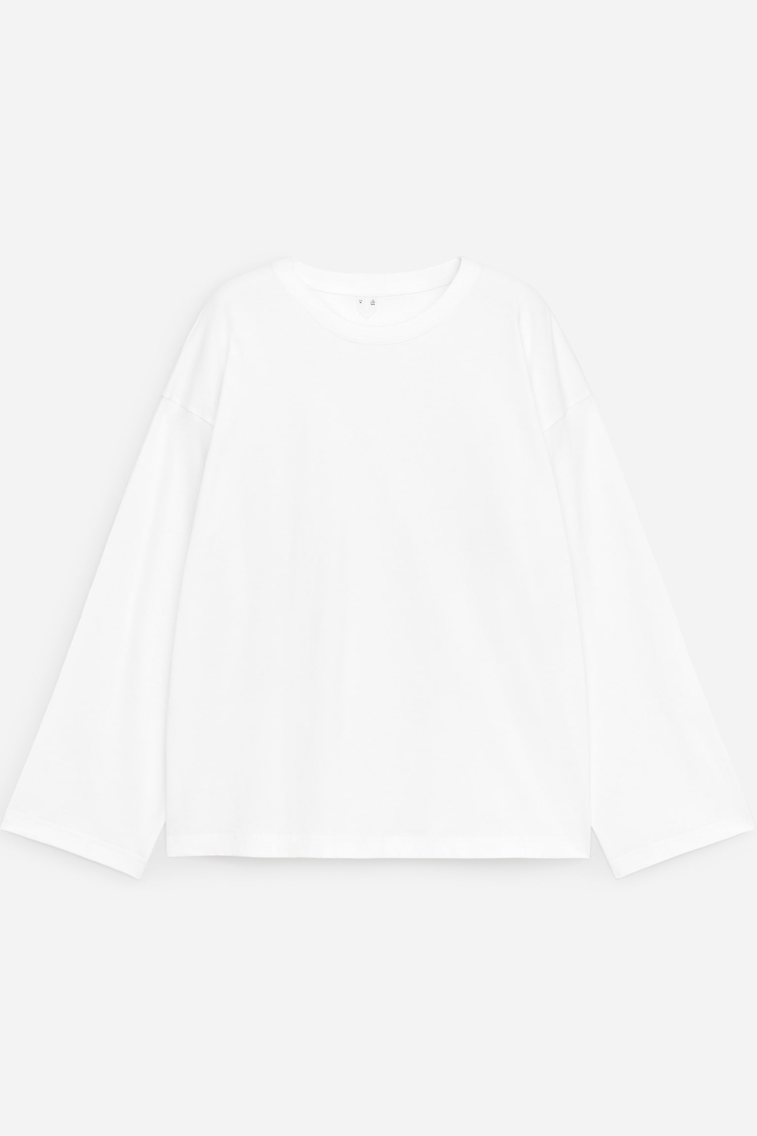 T-shirt oversize a maniche lunghe - Bianco/Blu scuro/Nero/Bianco/Multicolore/Turchese - 2