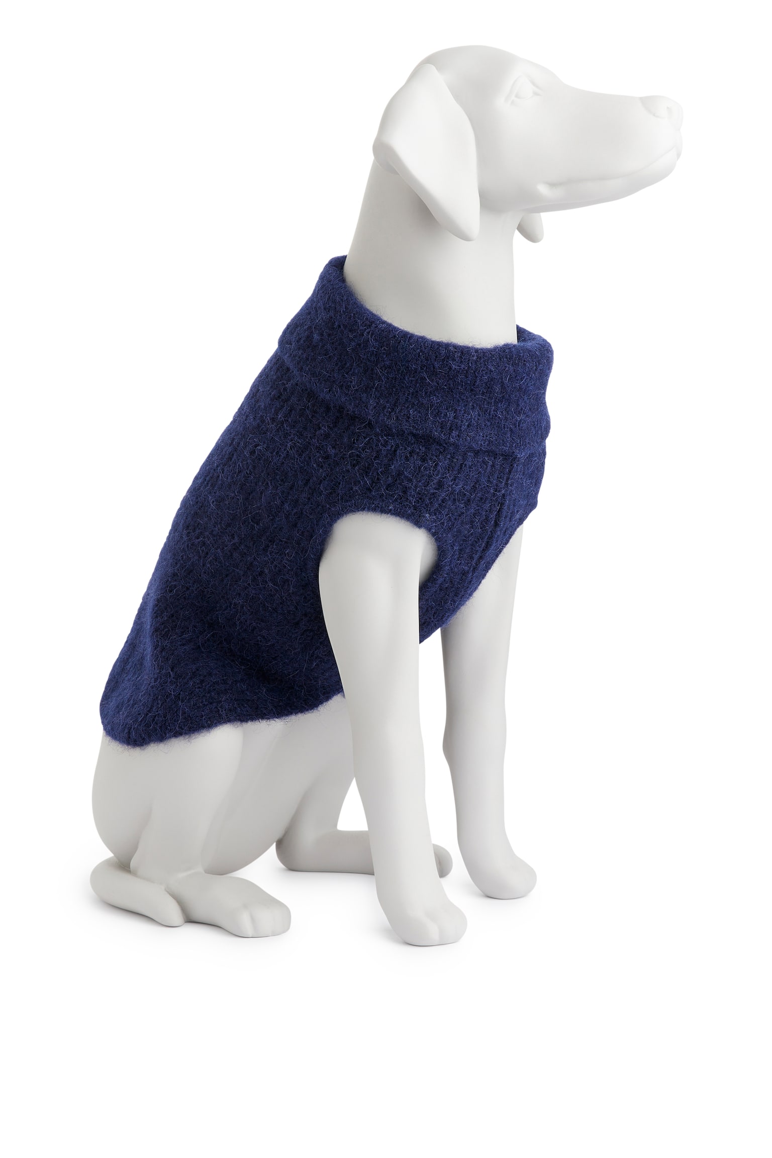 Dog Knitted Jumper - Dark Blue - 2