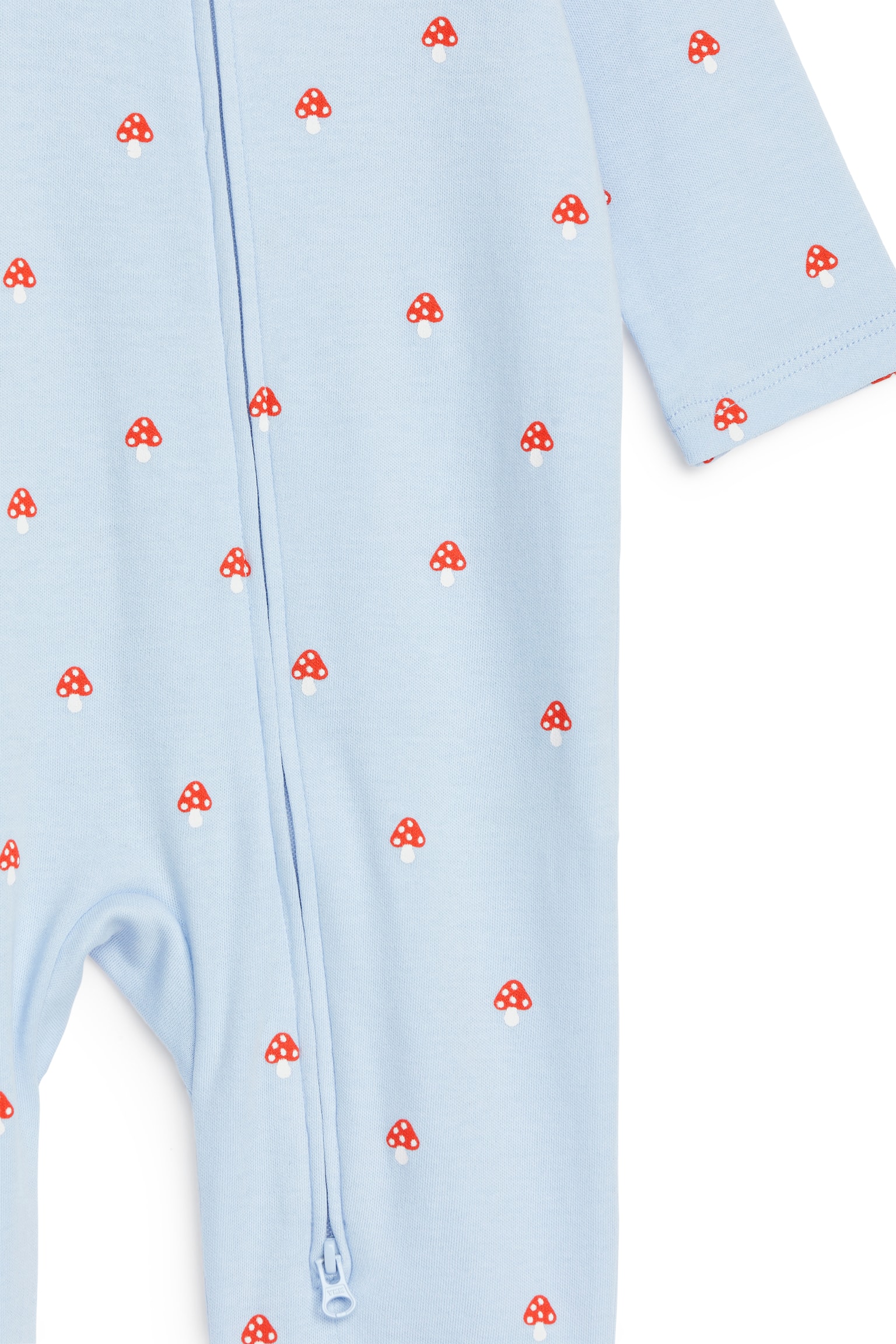 All-In-One Pyjama - Light Blue/Mushrooms/Off White/Red/Grey/Rabbit - 3