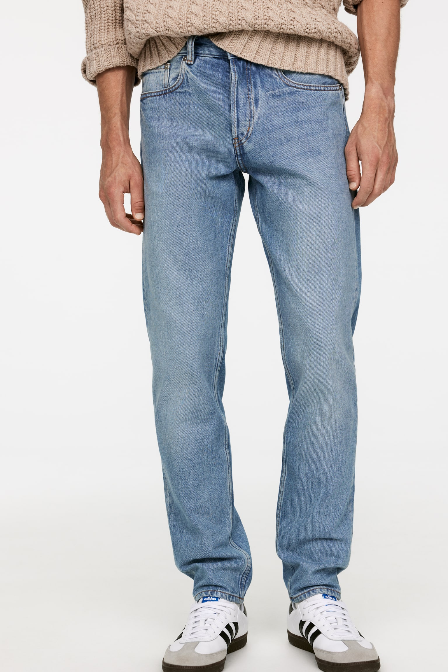 PARK Regular Straight Jeans - Blue/Dark Grey/Dark Blue/Dark Blue/White/Light Blue/Washed Black - 6