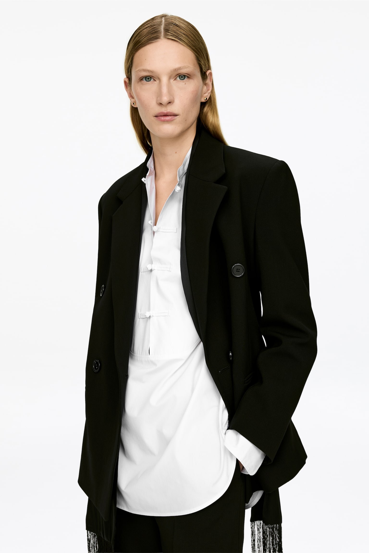 Smokinghemd - Weiß - 6