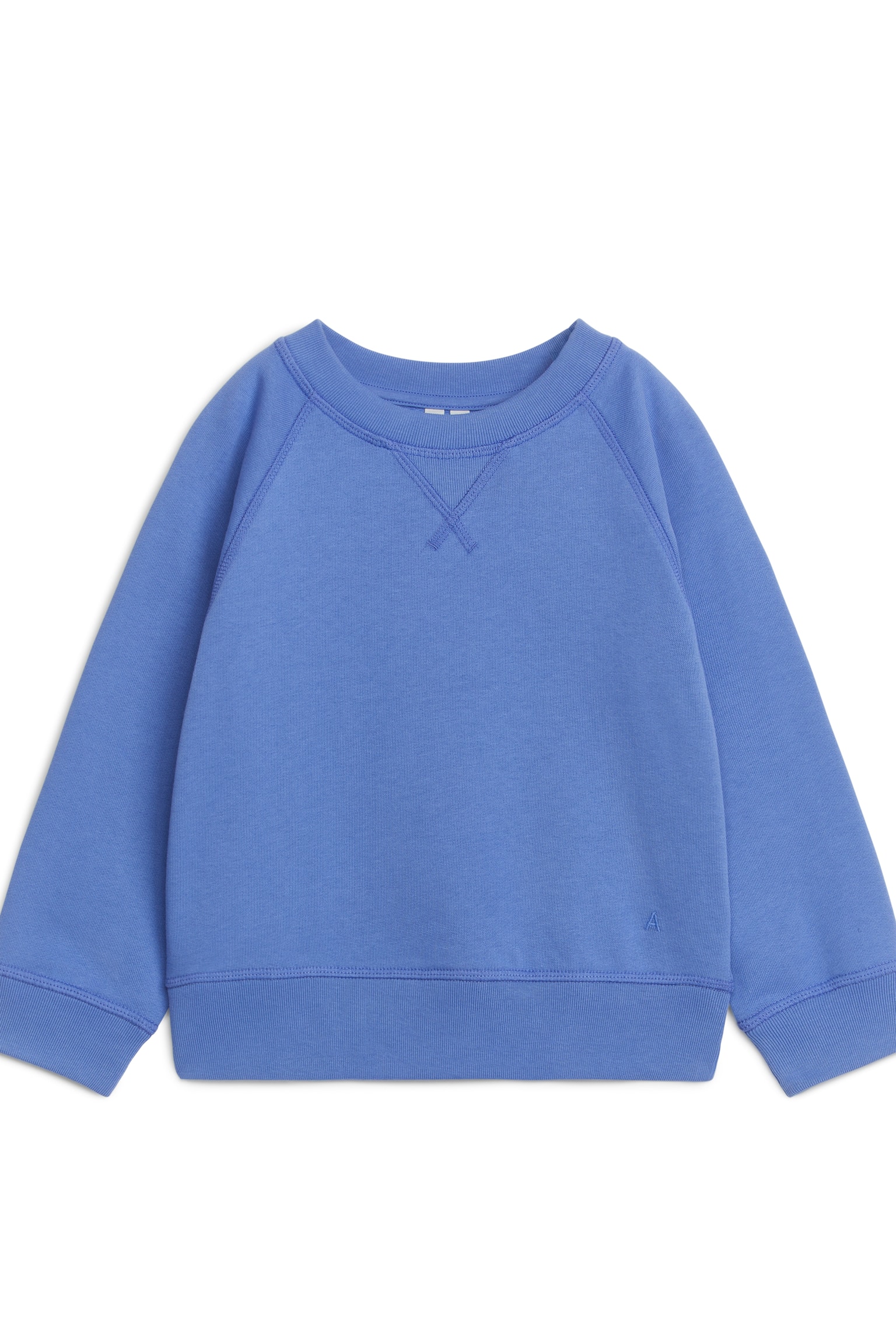 Cotton Sweatshirt - Blue/Red/Grey Melange/Dark Red/Lilac/Dark Blue/Dusty Blue/Dark Green/Brown/Purple/Beige/Pink - 1