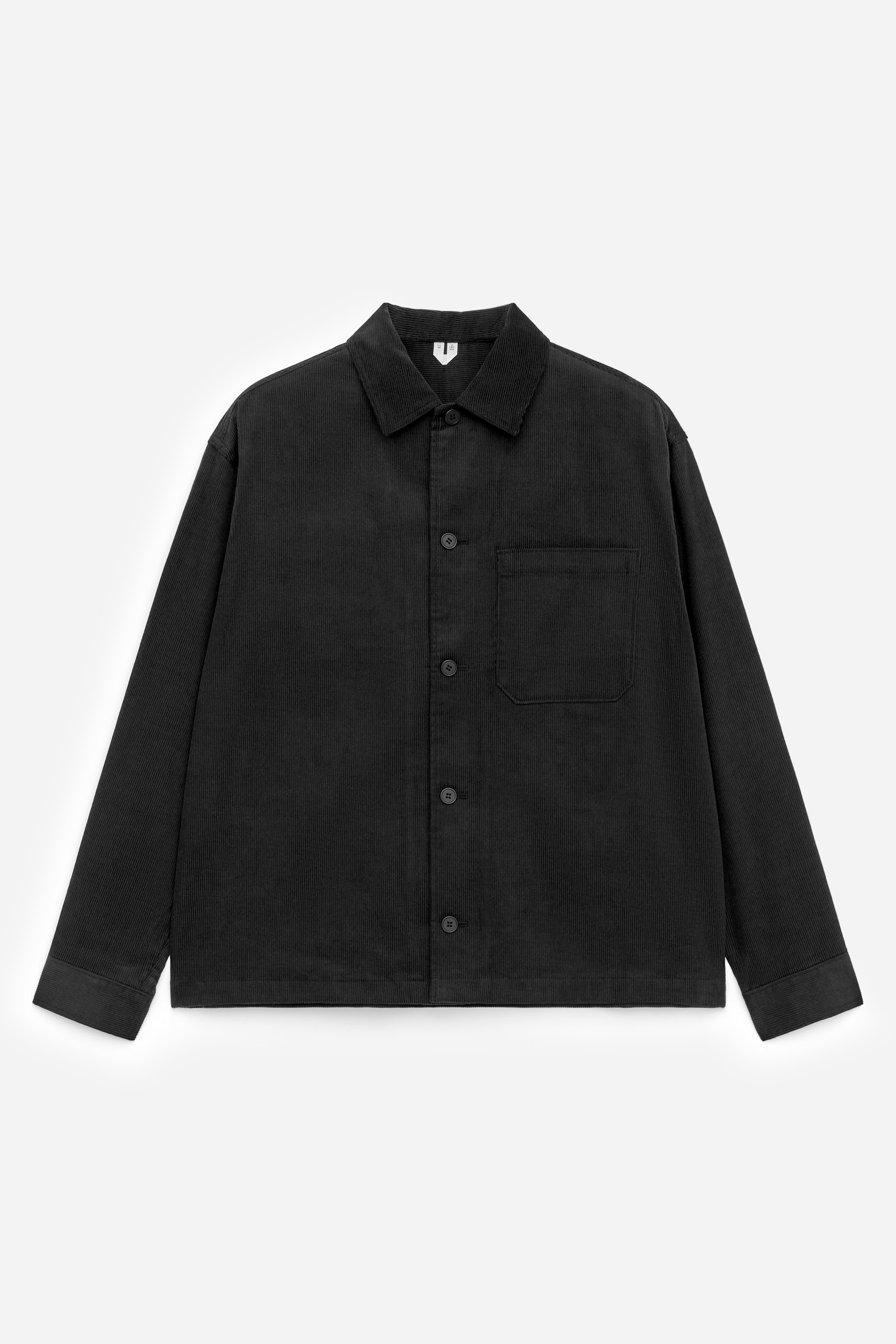 Sztruksowa koszula wierzchnia - Czarny/Zielony