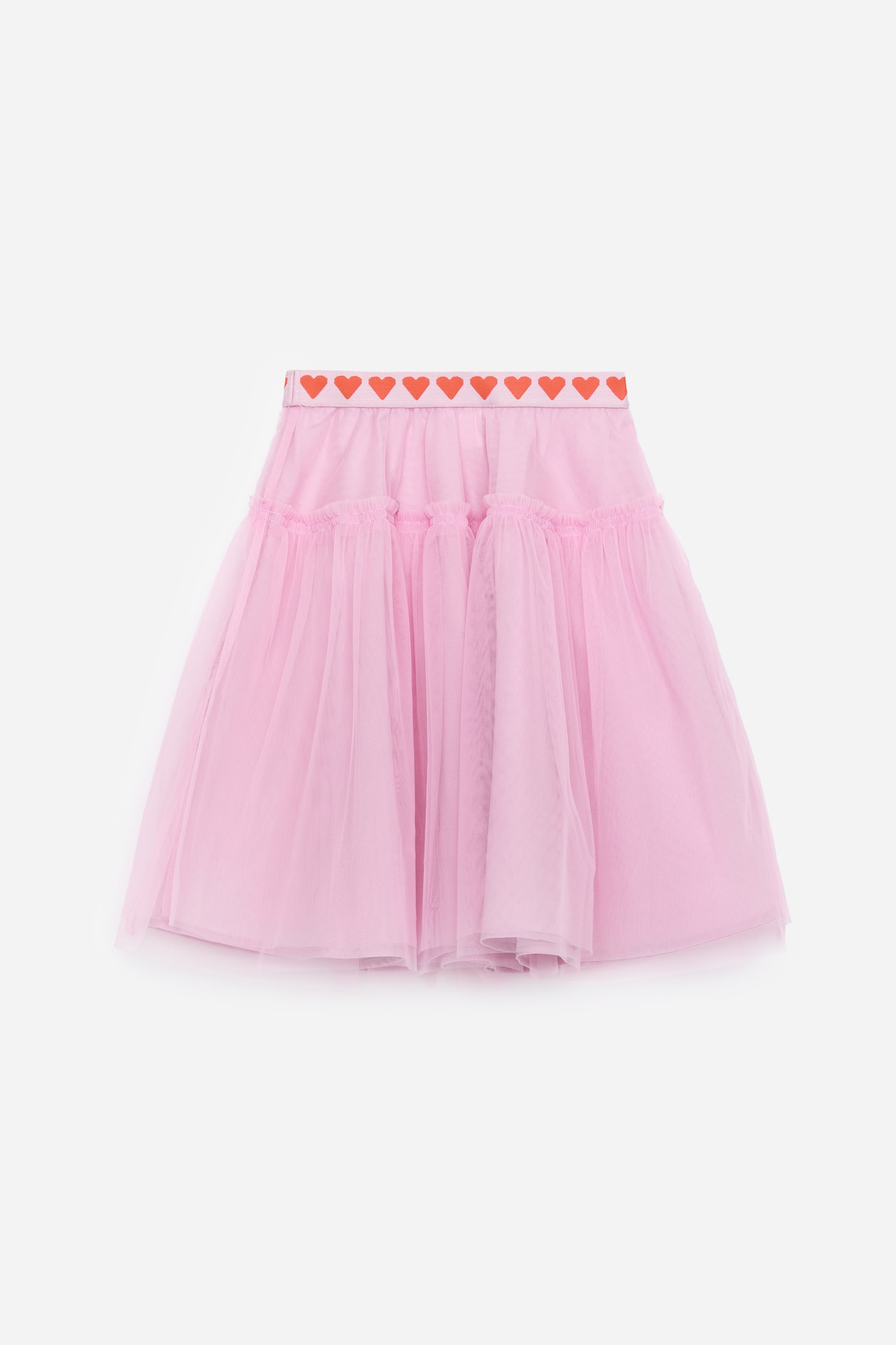 Tüllrock - Rosa/Flieder/Grün - 3