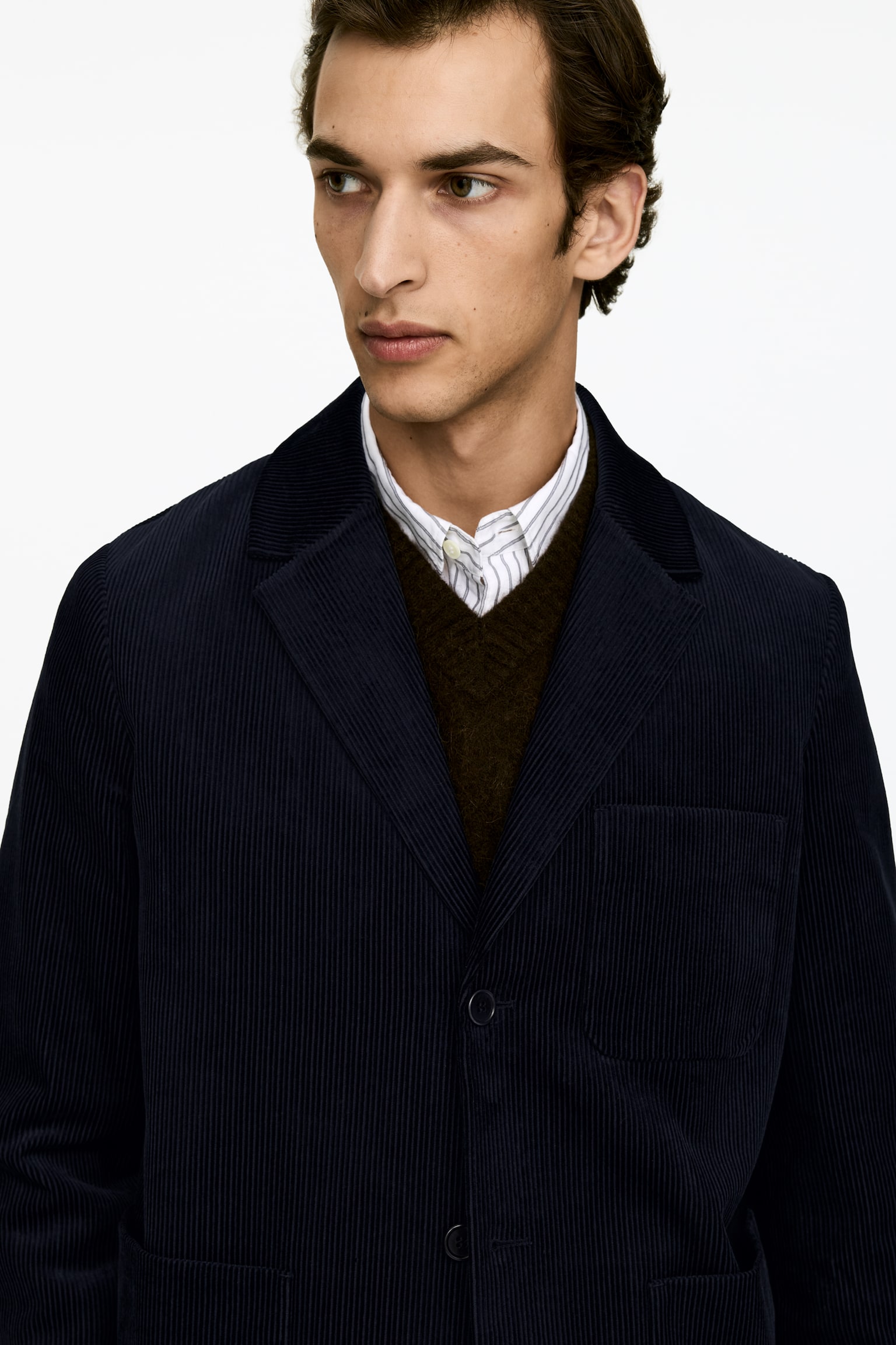 Manchesterkavaj - Mörkblå - 5