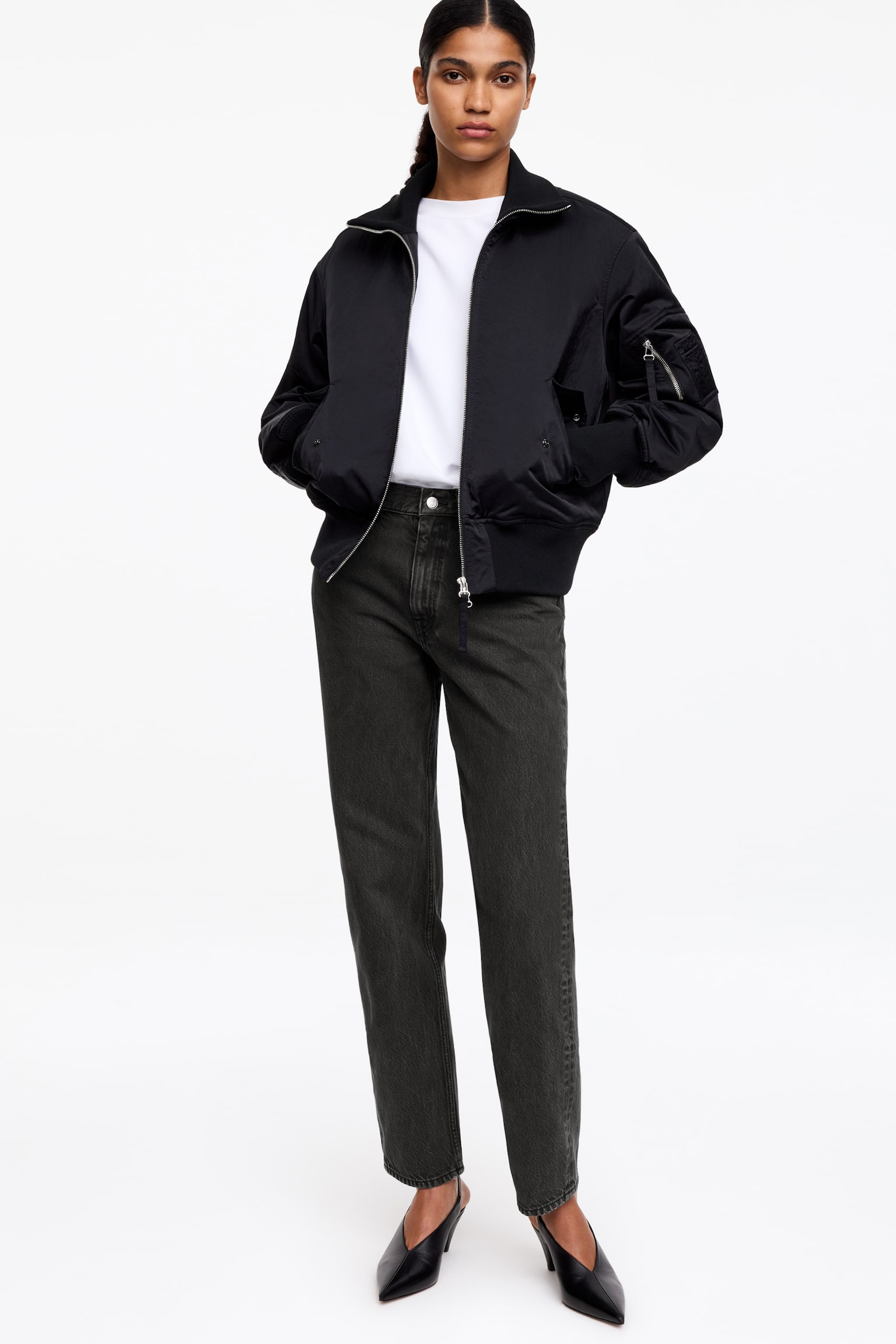 VIOLET Tapered Jeans - Grau/Dunkelblau - 6