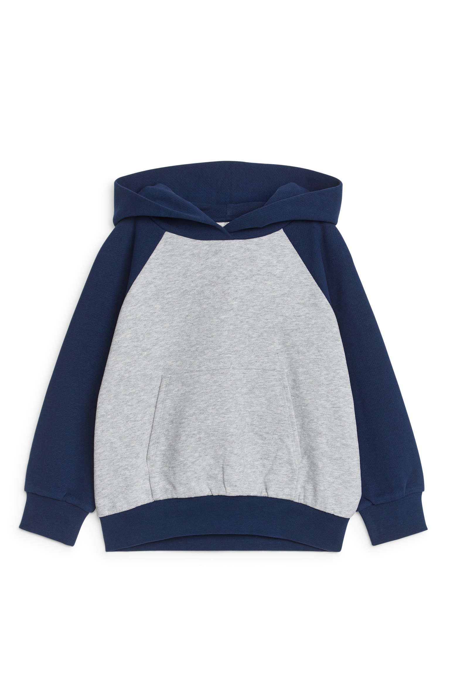 Front-Pocket Hoodie - Dark Blue/Grey - 1