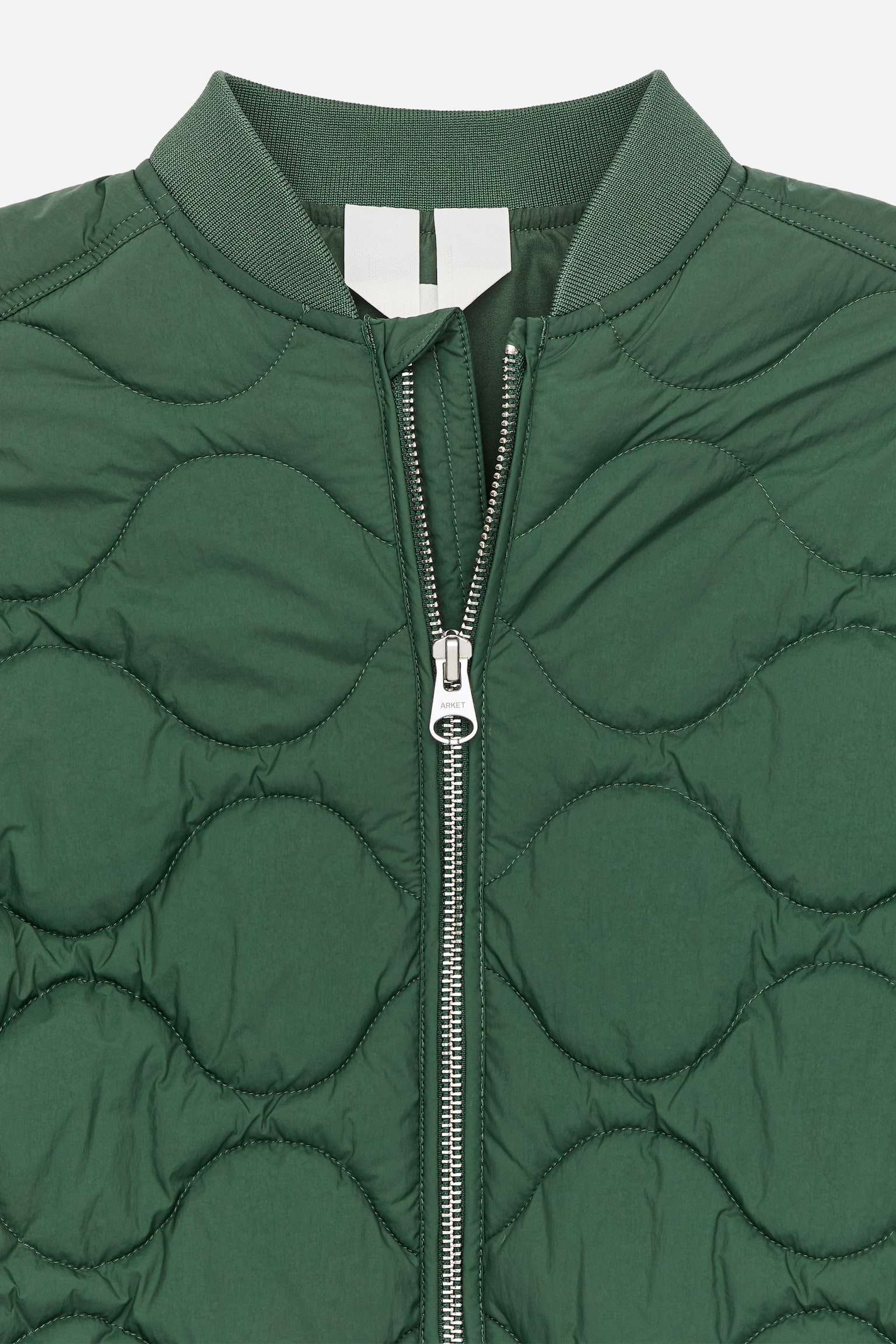 Капитонирано яке - зелено/Тъмночервено - 5