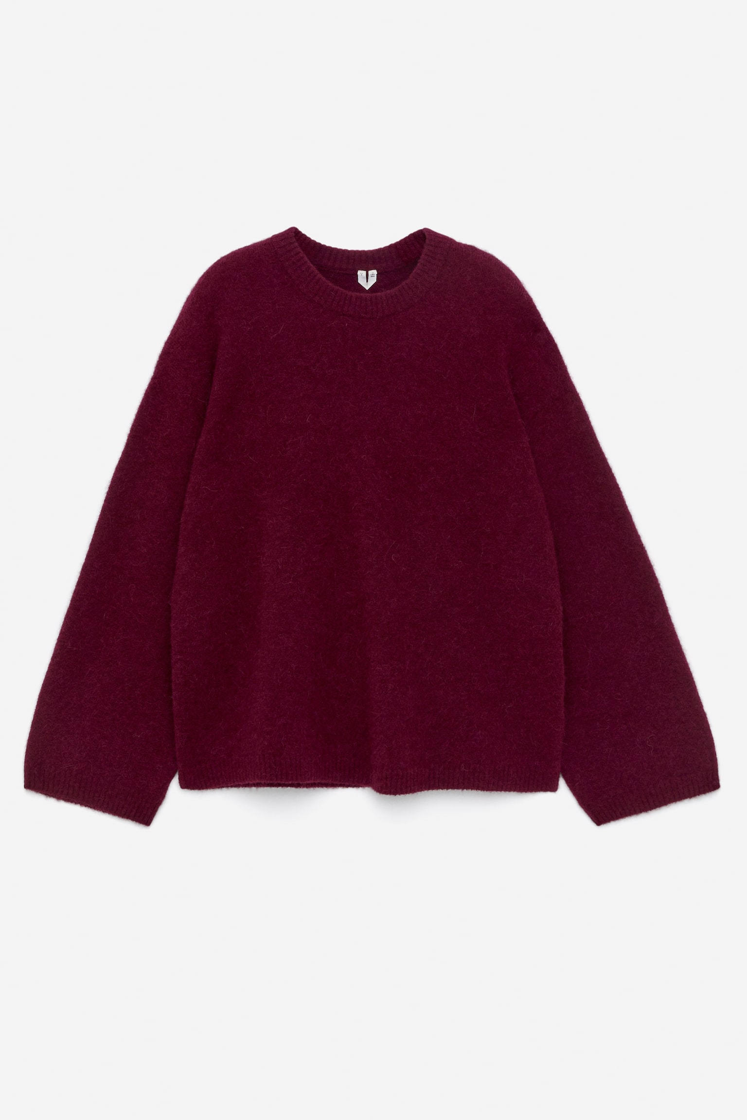 Maglione in misto alpaca e lana - Bordeaux scuro/Blu scuro/Viola/Bianco sporco/Grigio chiaro/Turchese/Rosa polvere/Beige/Nero/Rosso