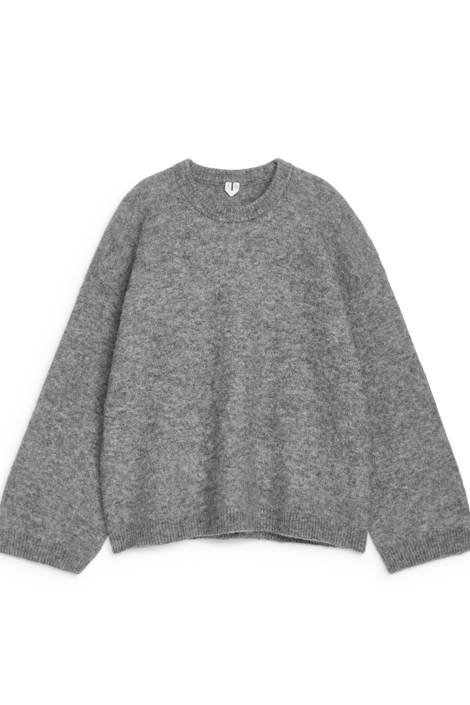 Alpaca-Wool Blend Jumper - Light Grey/Black/Beige/Off White/Pink/Dusty Blue/Dark Yellow/Dark Brown/Dark Green - 2