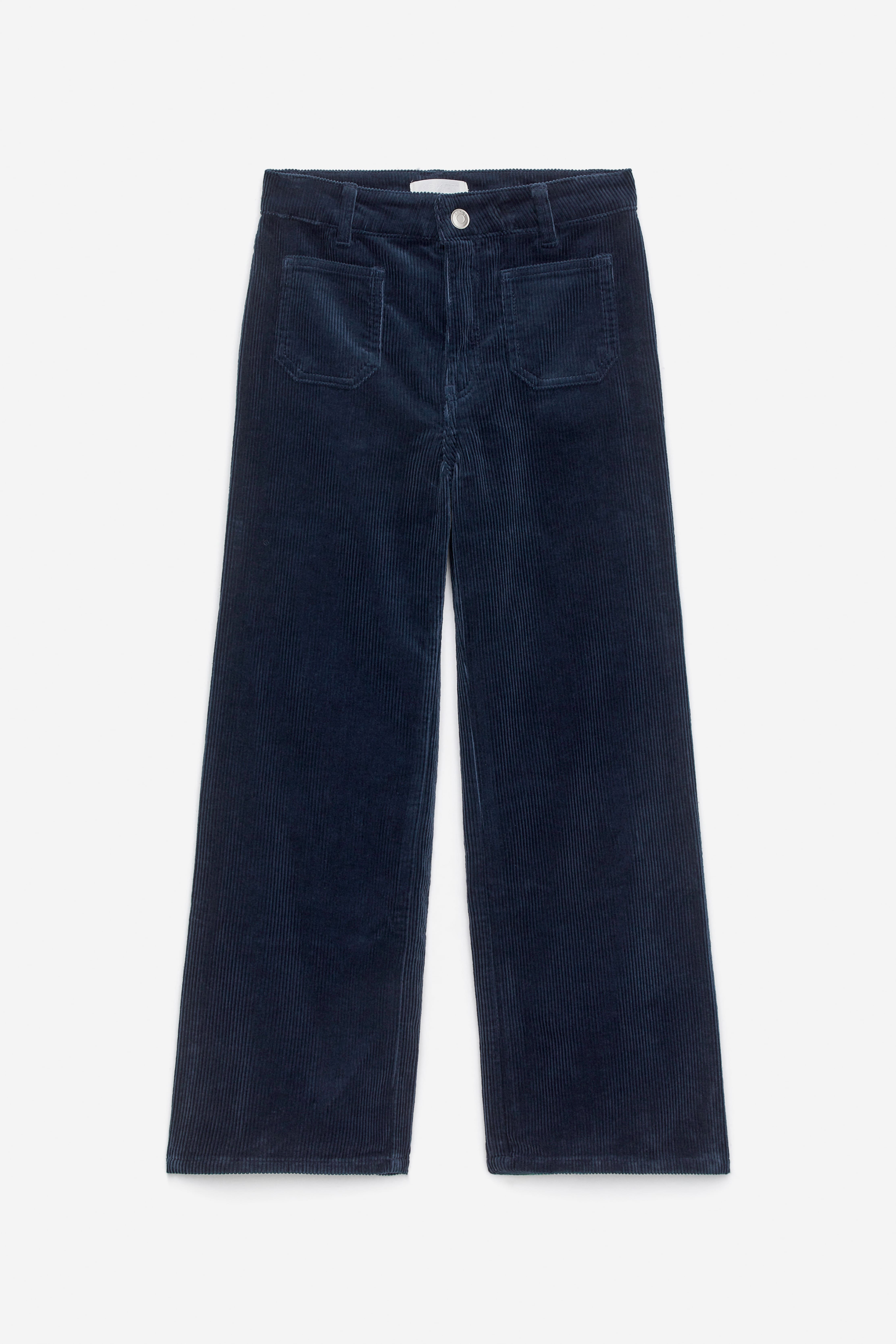 Schlaghose aus Cord - Dunkelblau