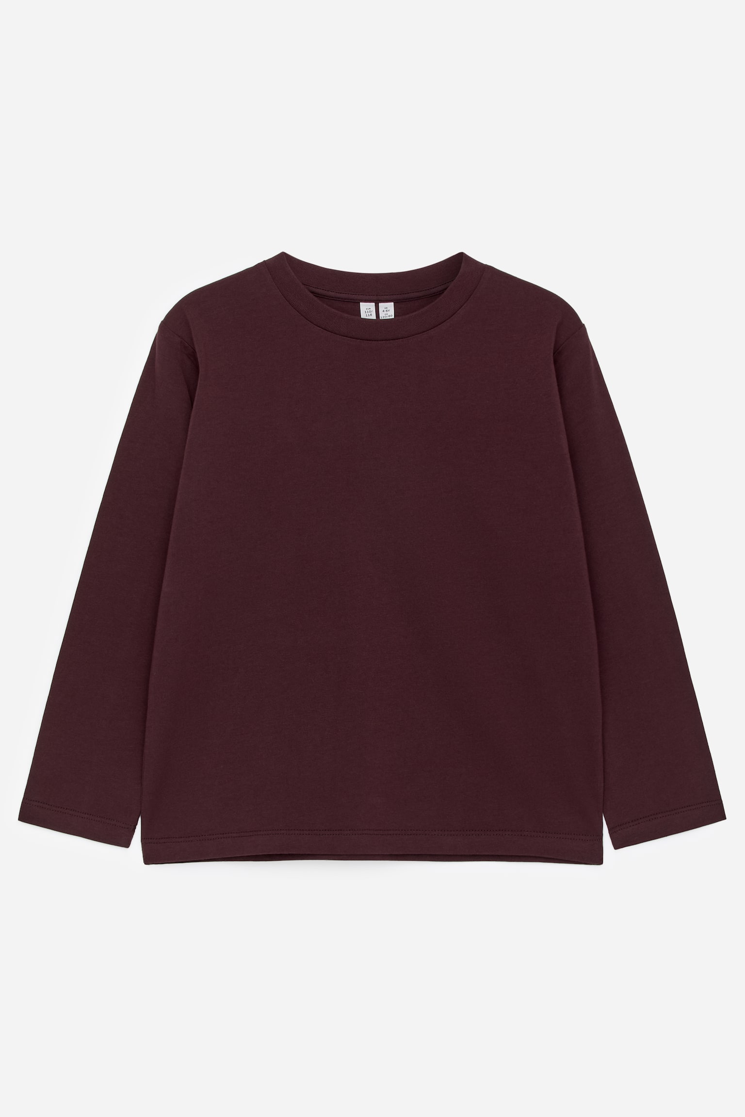 Långärmad t-shirt, 2-pack - Rosa/vinröd/Blå/grön - 3