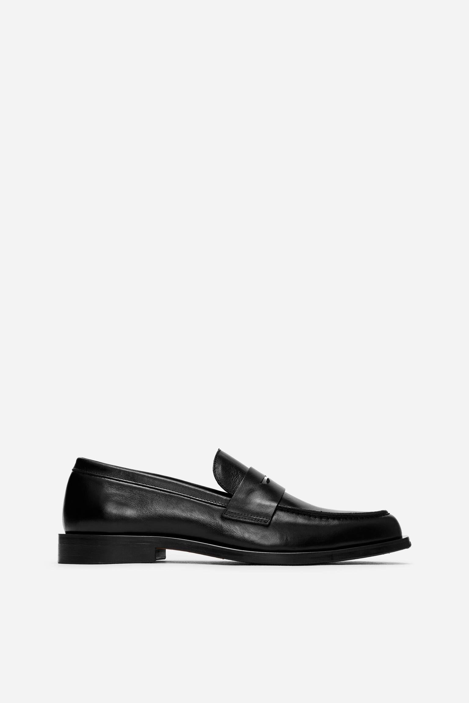 Mocassins en cuir - Noir - 2