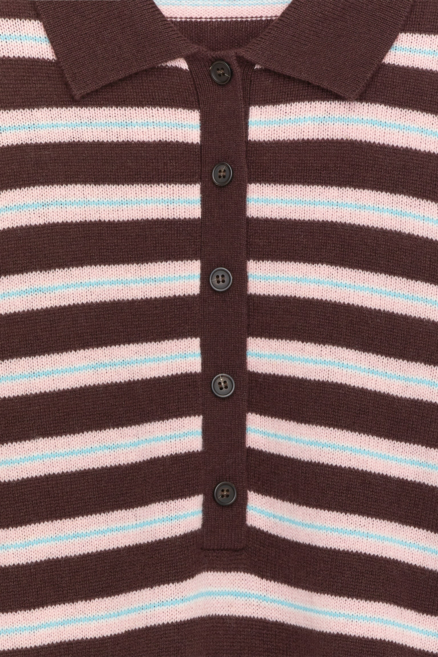 Pull polo en laine - Marron/Gris/Rose/Gris/Jaune/Noir - 3