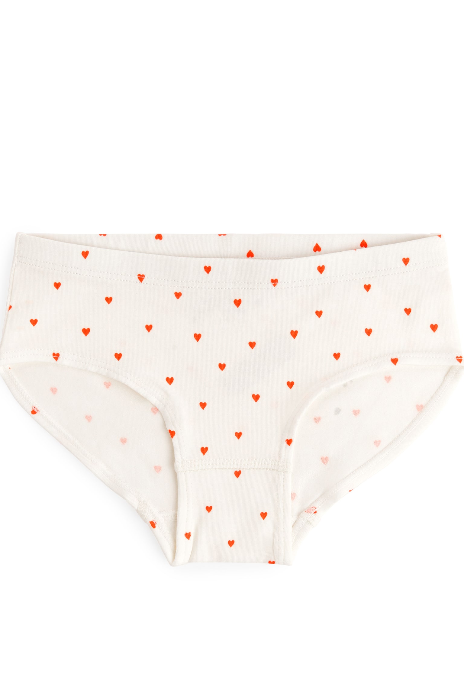 Cotton Jersey Briefs - Pink/Off White/White/Lilac/Off White/Lilac/Orange/Off White/Multicolour - 4