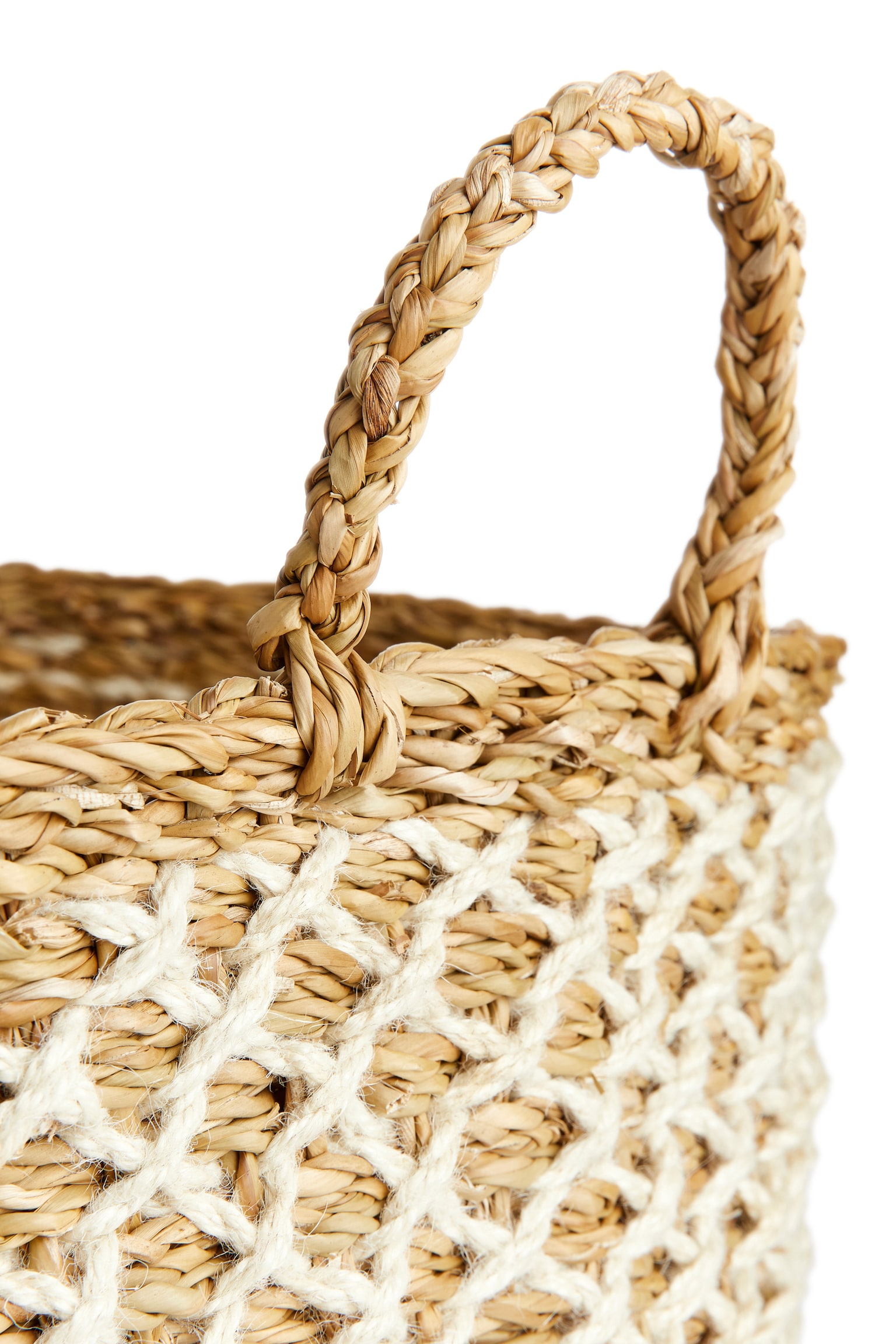 Large Storage Basket - Beige/Off White - 3