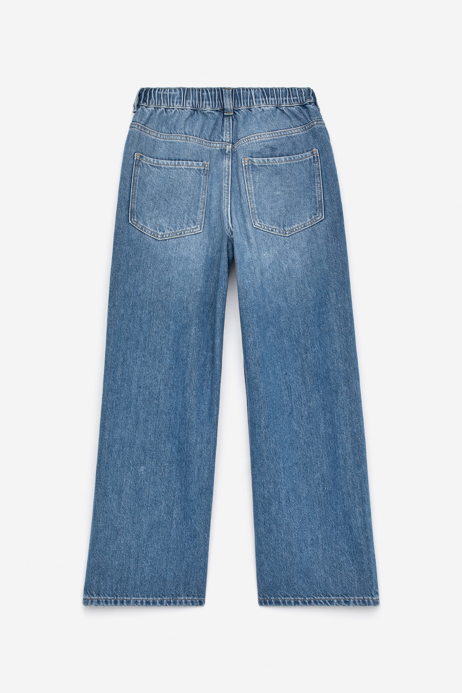 Pull-On Denim Trousers - Light Blue/Black/Light Blue/Mid Blue/Blue - 2