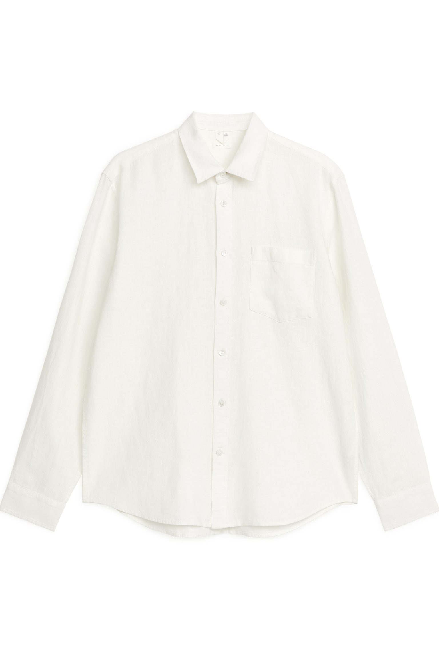 Regular-Fit Linen Shirt - Off-White/Dark Blue/Soft Green Melange/Dark Mole Melange/White/Mole/Dark Green/Beige - 2