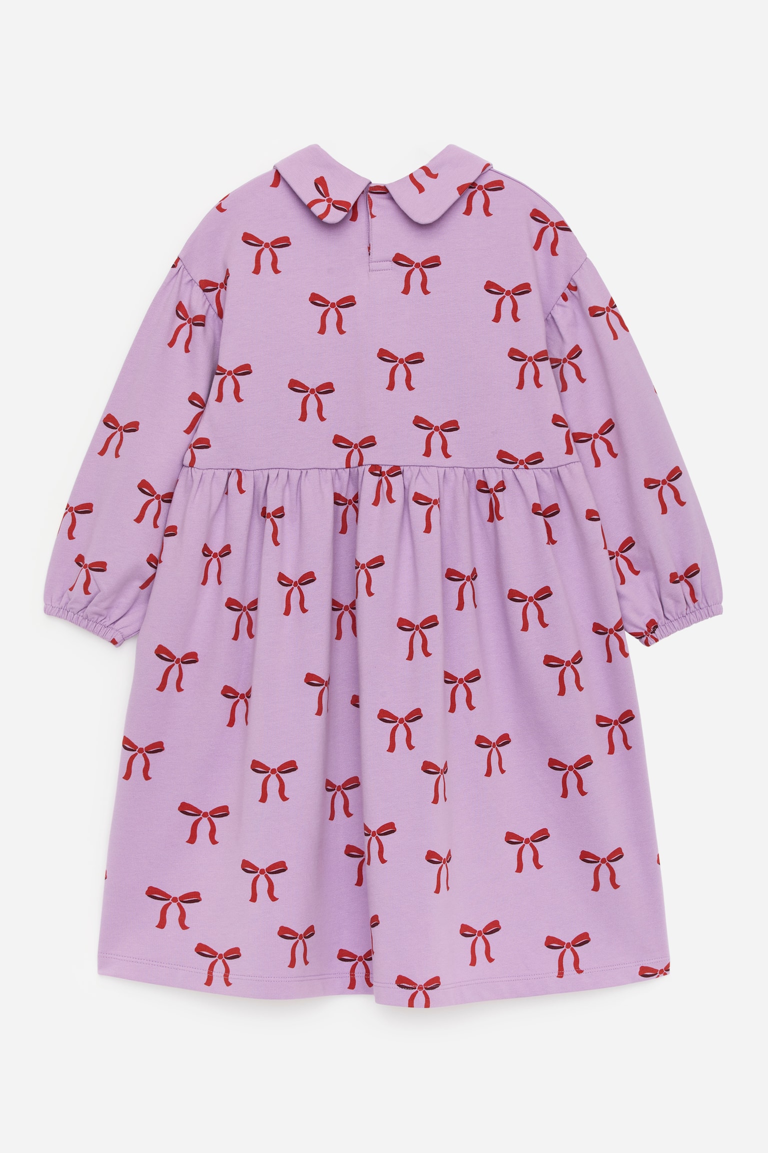 Sweatshirtkleid aus Baumwolle - Lila - 3