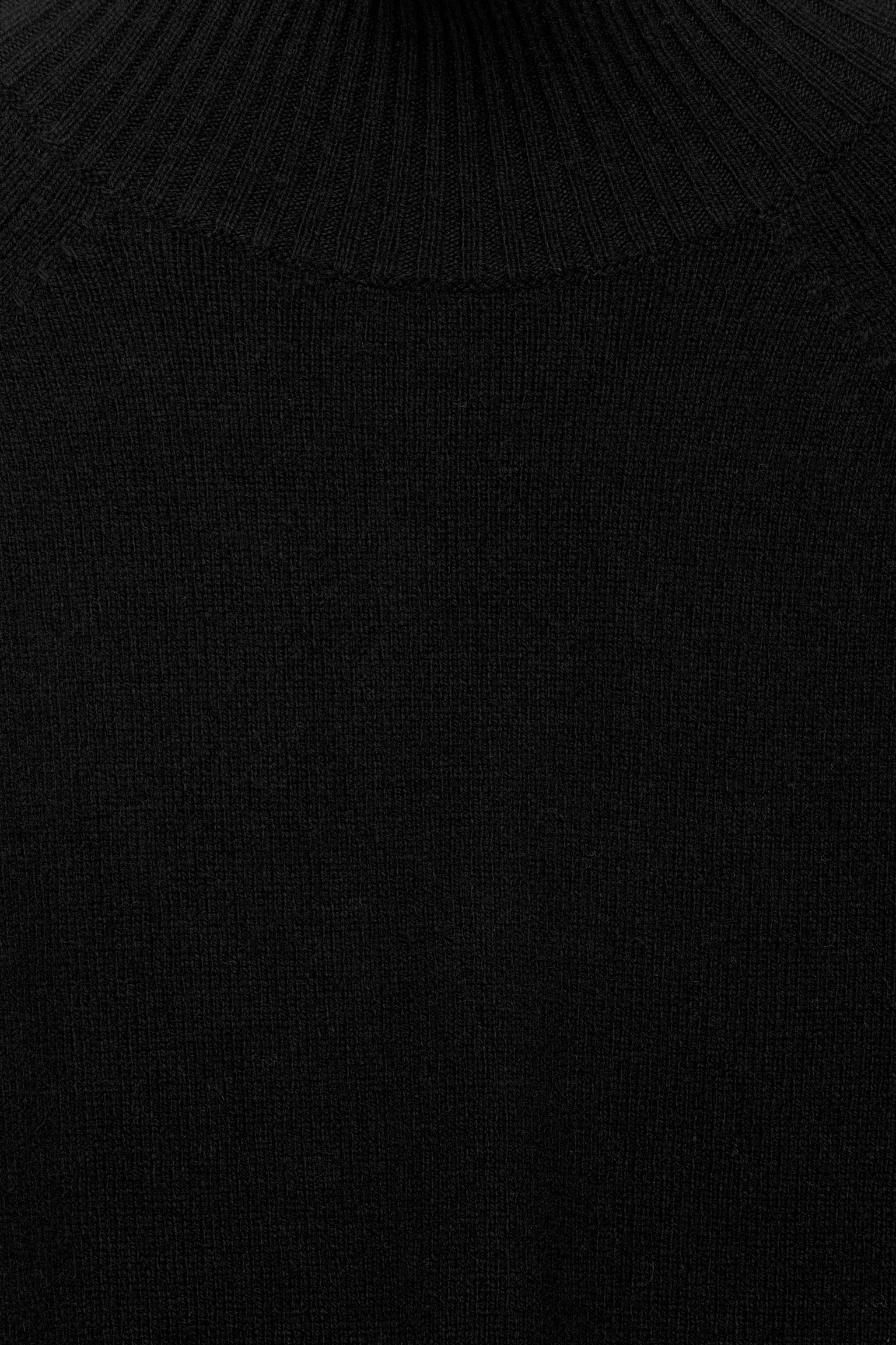 Wollpullover mit Rollkragen - Schwarz/Dunkelgrau meliert/Rot - 7