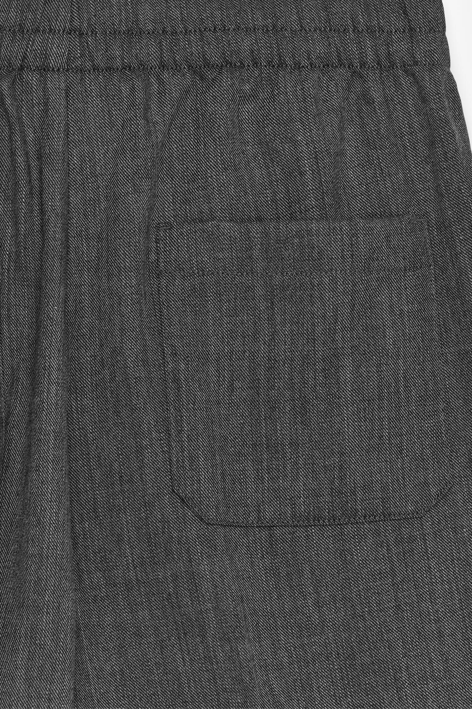 Weite Wollhose - Grau - 8