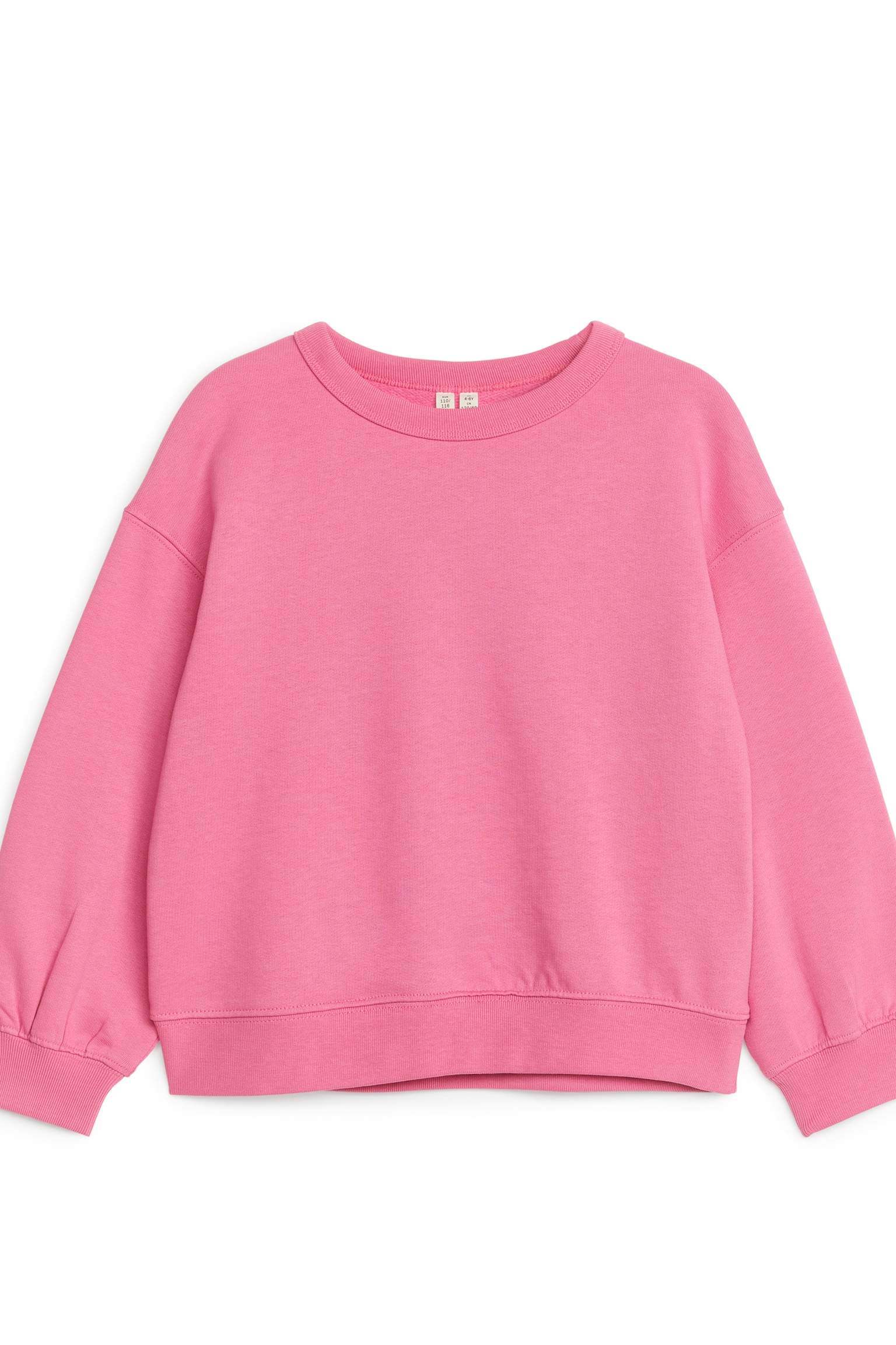 Relaxed Sweatshirt - Pink/Lilac/Oat Melange - 1