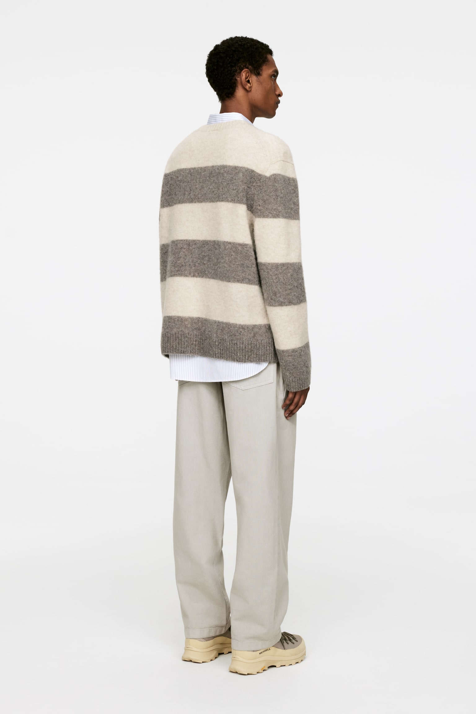 Wool Jumper - Beige/Brown/Black/Grey - 3