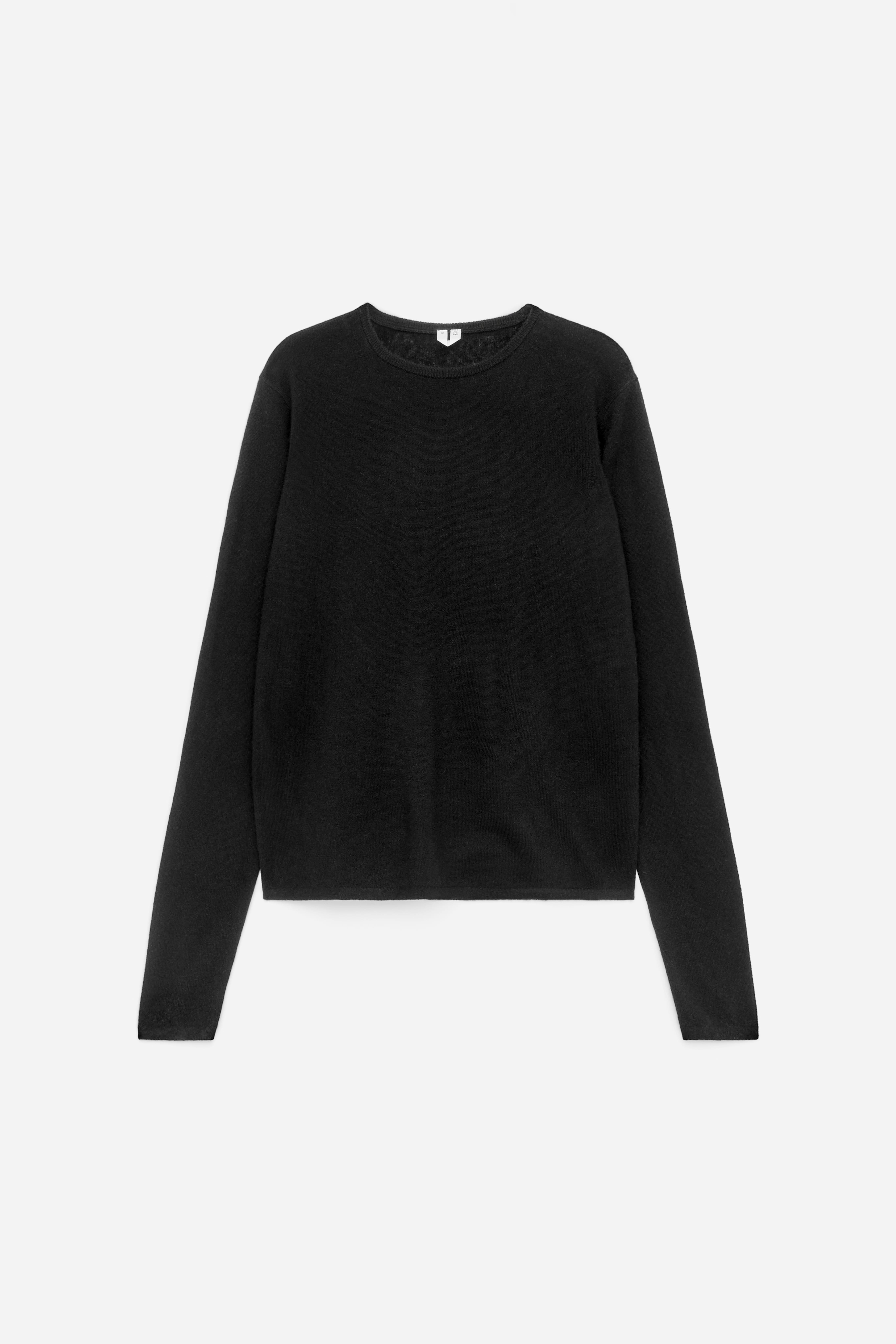 Maglione in puro cashmere - Nero/Rosa