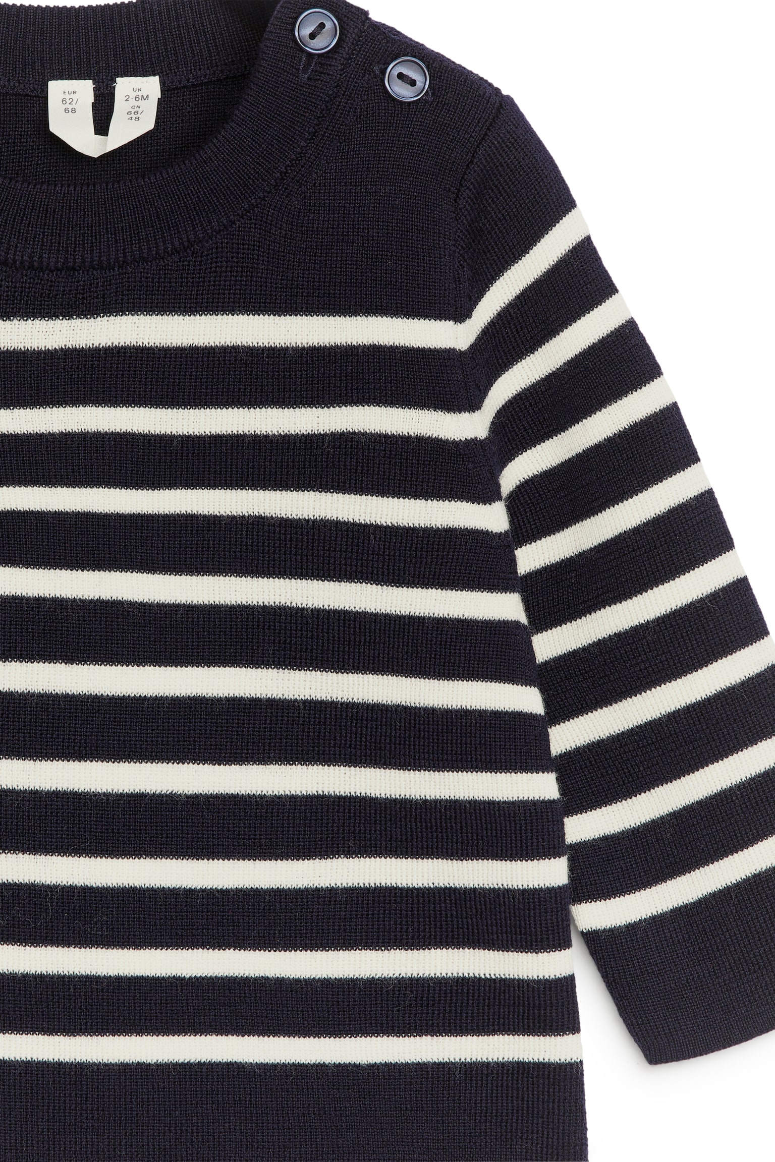 Wool Jumper - Dark Blue/Off White/Pink/Red - 3