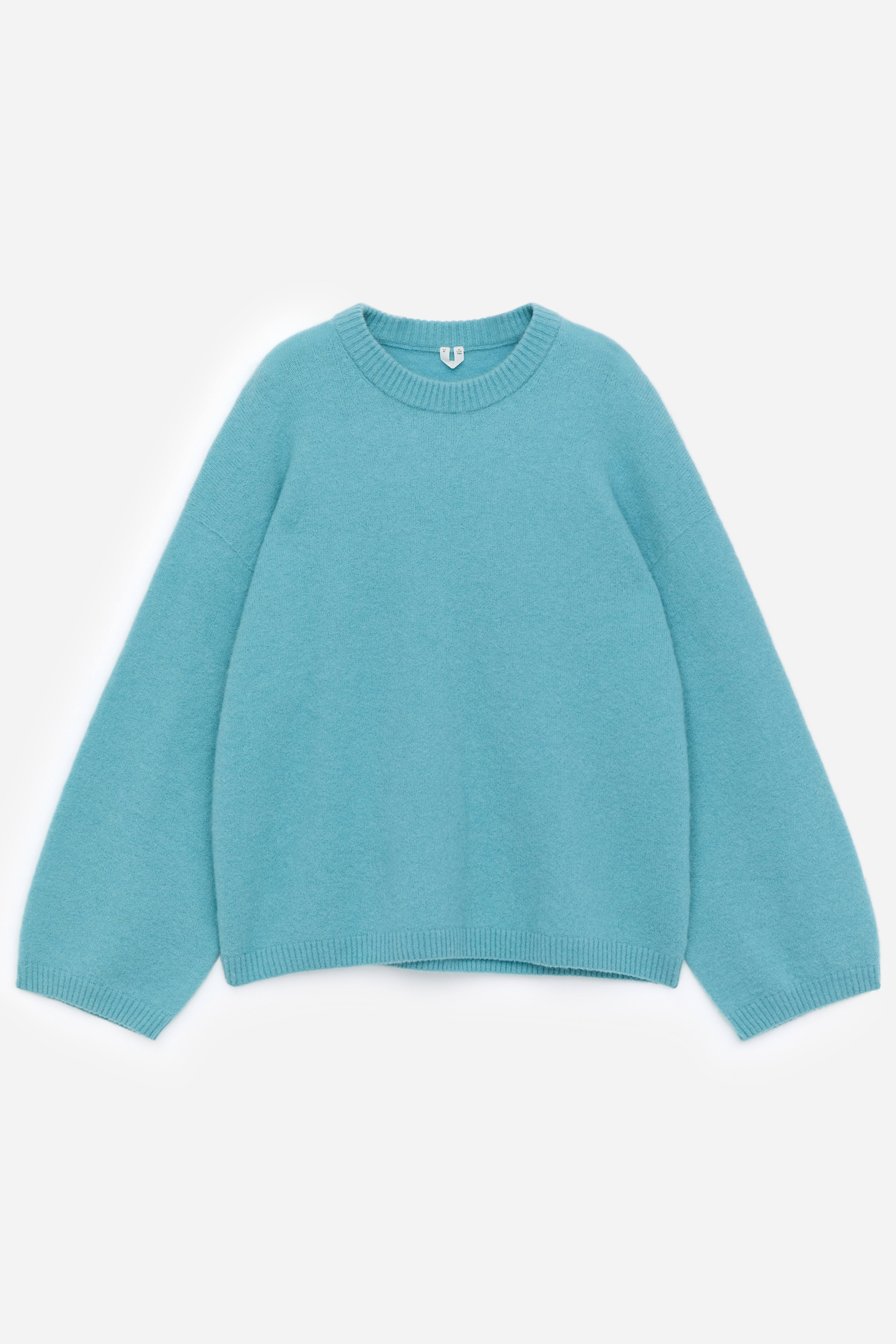 Pullover aus Alpakawolle und Wolle - Türkis/Cremeweiß/Hellgrau/Schwarz/Dunkelblau/Altrosa/Dunkles Weinrot/Lila/Beige