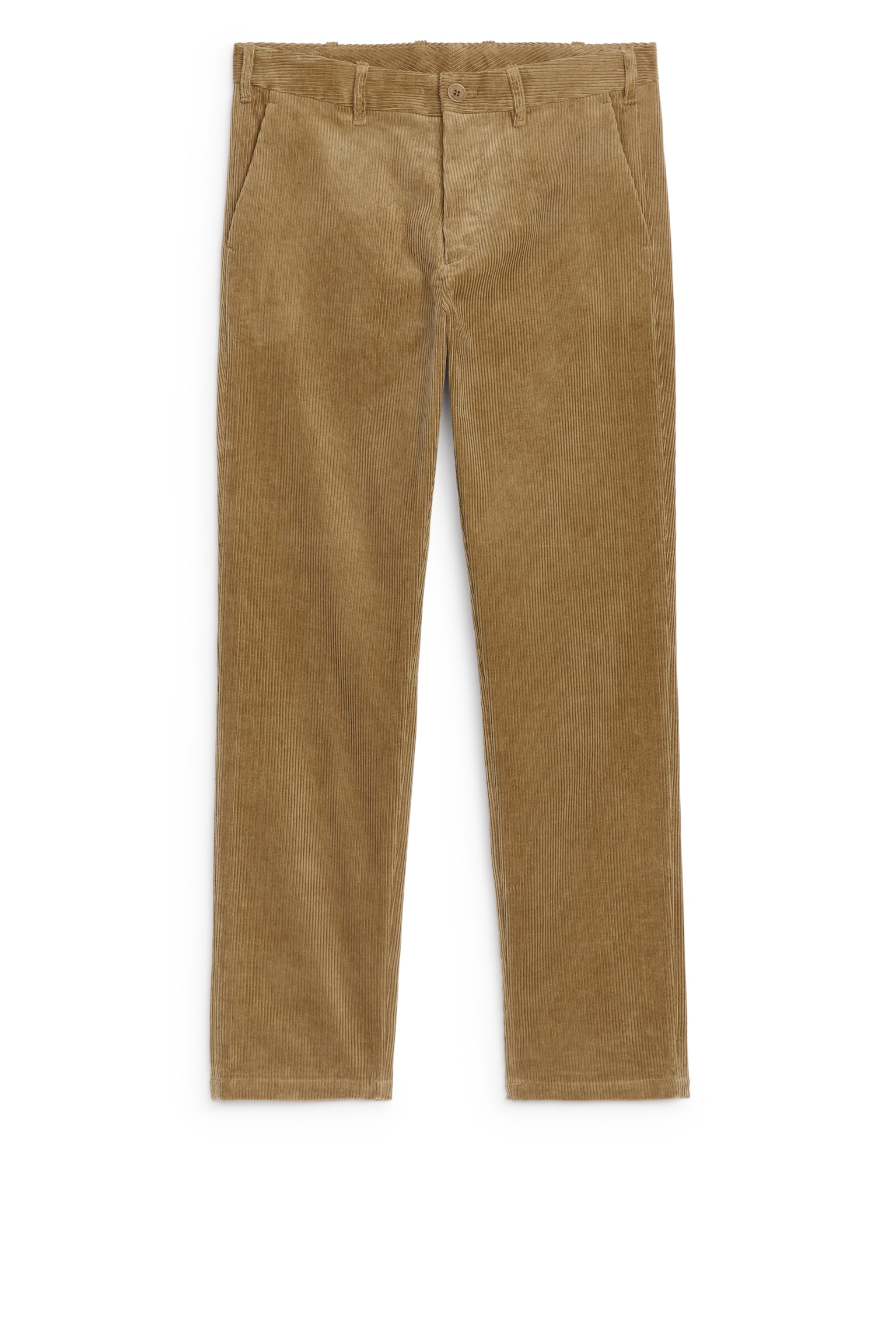 Straigh-Fit Corduroy Chinos - Dark Beige/Dark Blue/Black - 2