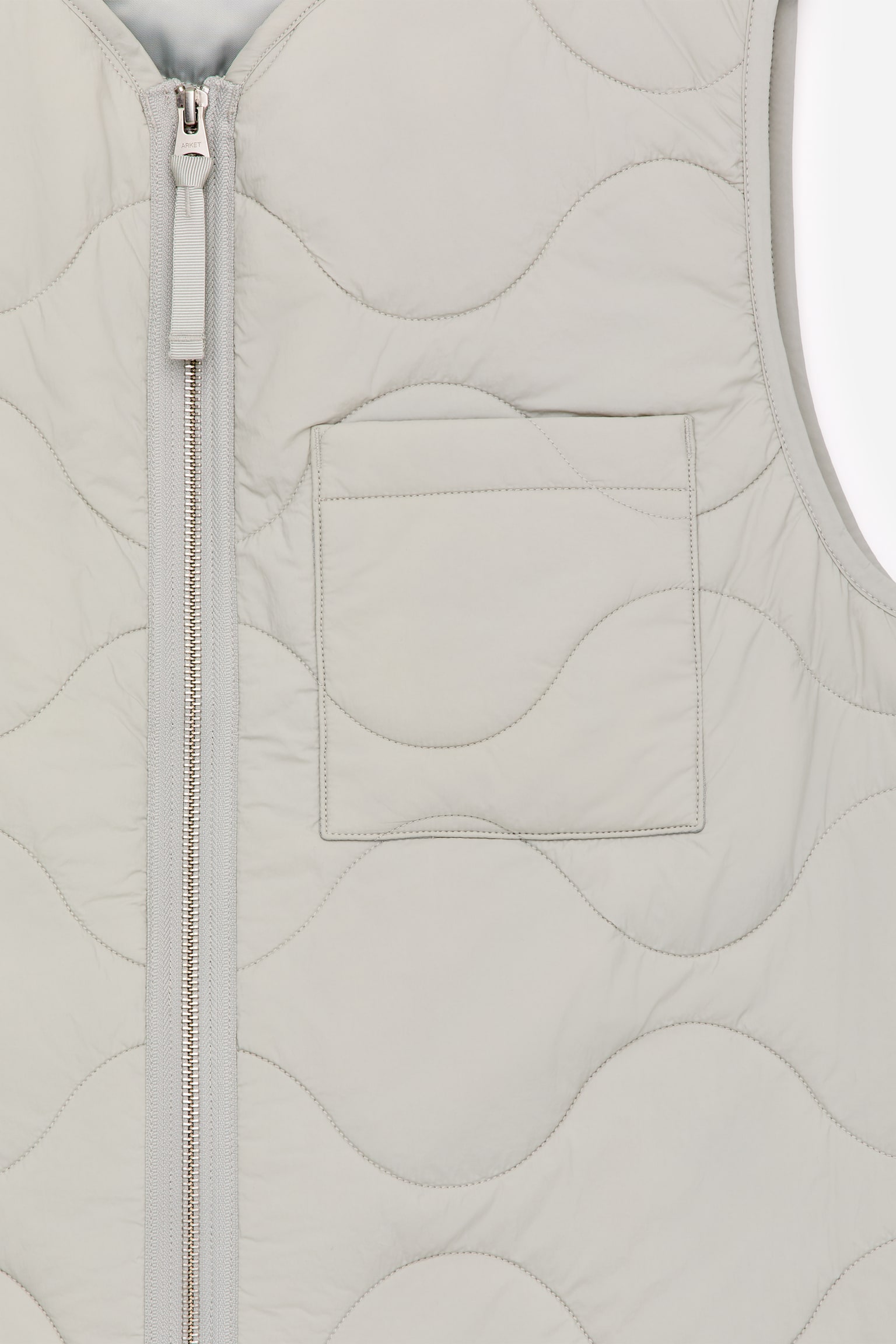 2-in-1 doorgestikte bodywarmer - Lichtgrijs/Groen/Donkerblauw/Zwart - 4