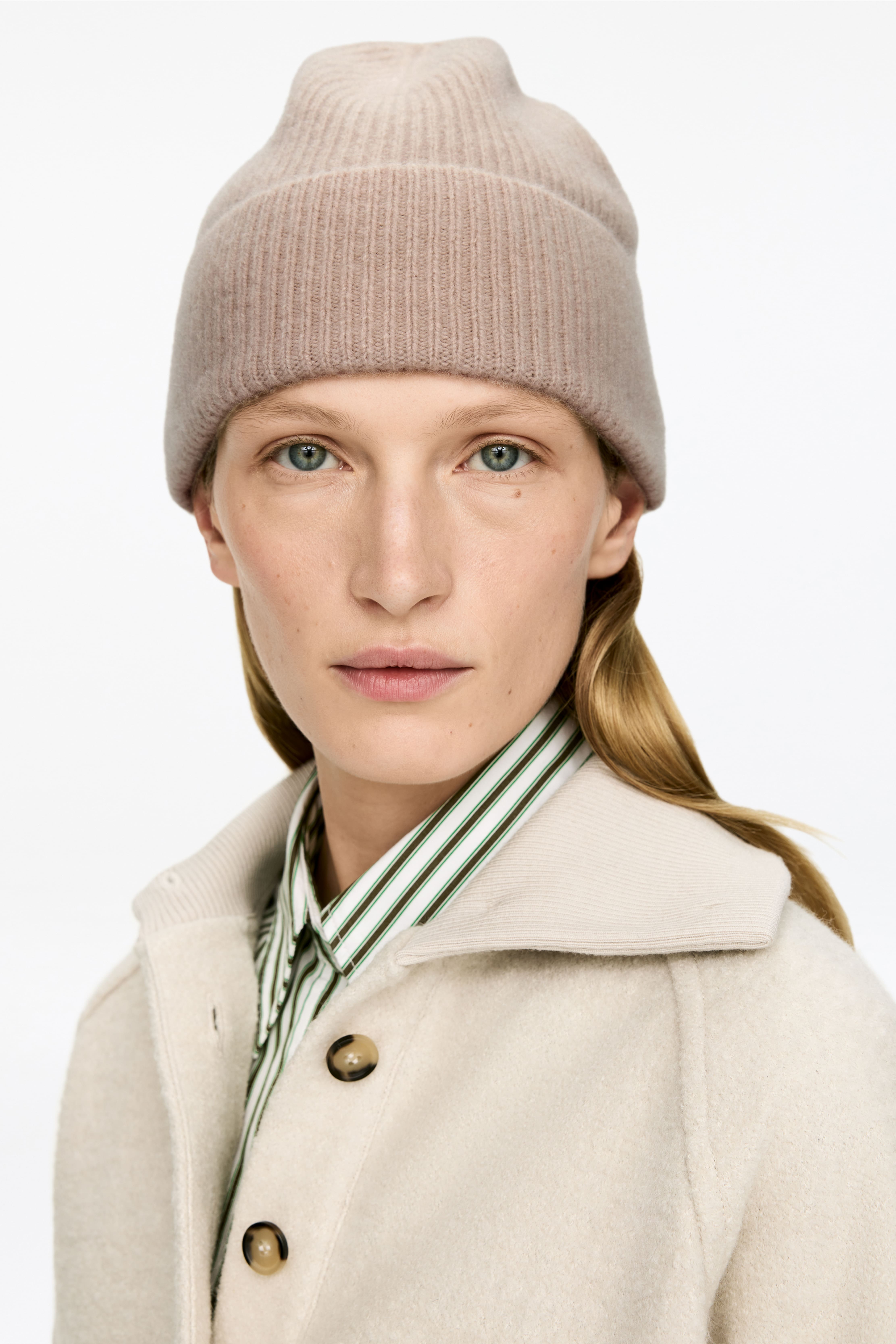 Berretto in cashmere - Beige