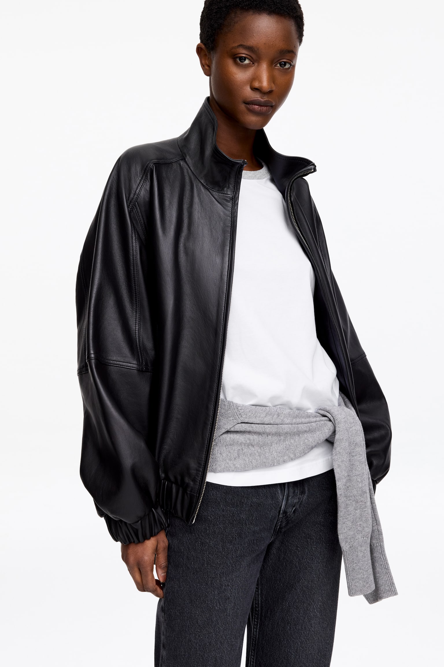 Tricou cu mânecă lungă - Alb/Gri/Alb/Roșu - 4