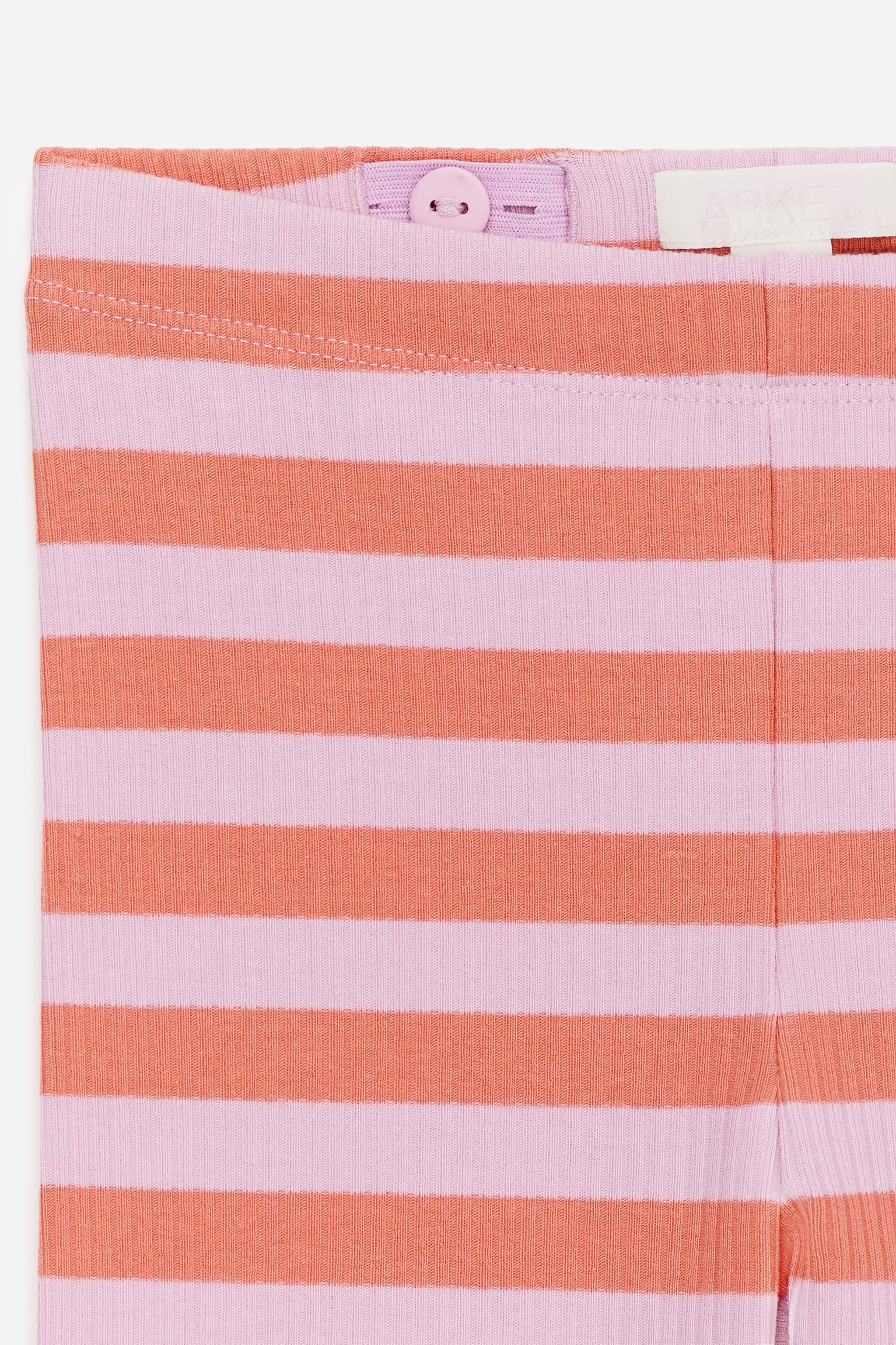 Gerippte Leggings - Rosa/Orange/Flieder/Rot/Dunkelblau/Blumen in Rosa/Blau/Herzen in Weinrot/Rosa/Vögel/Rosa/rote Herzen/Flieder/Rot/Cremeweiß/Schwarz - 3