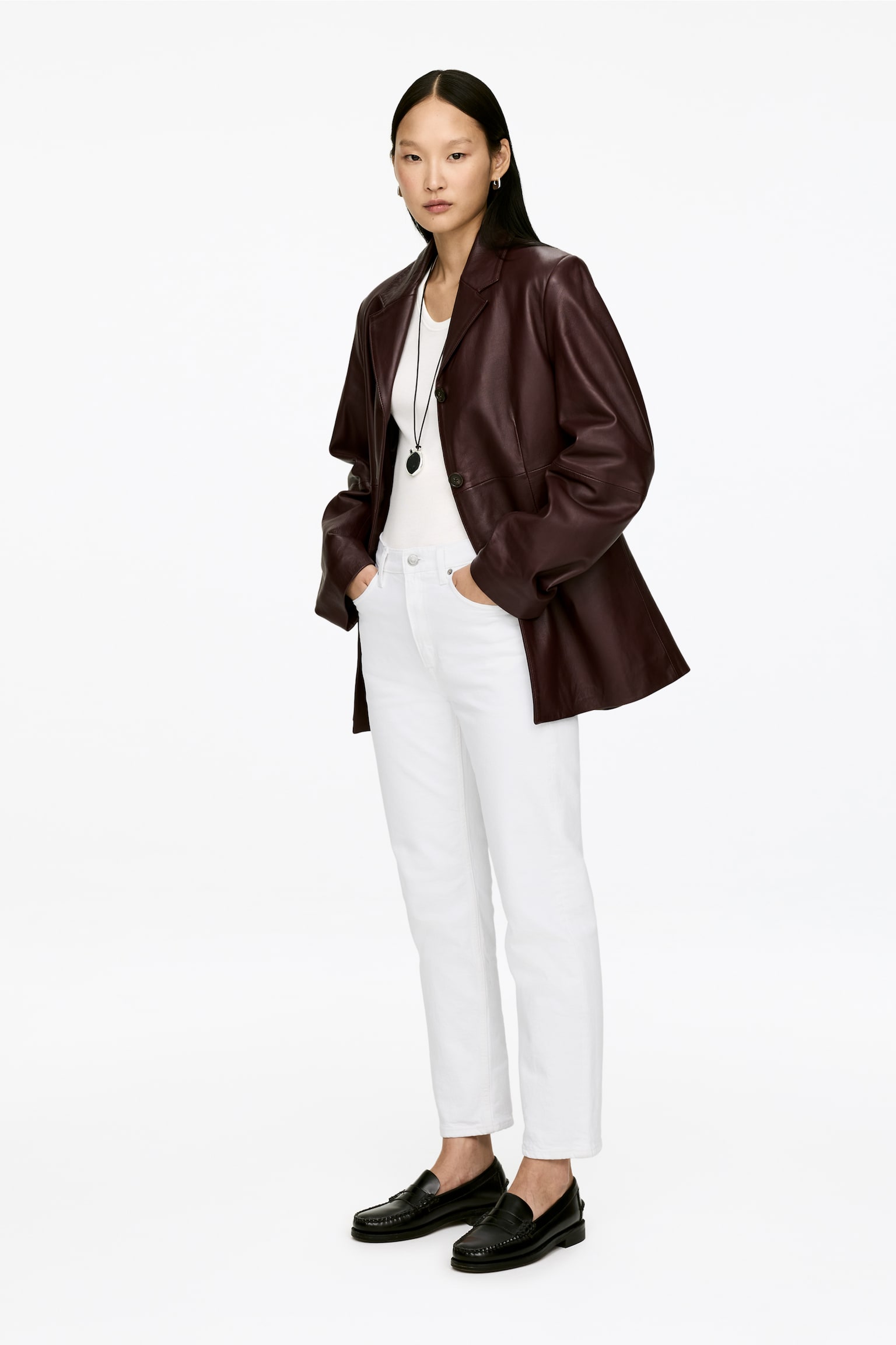 JADE Cropped Slim Jeans - Weiß/Verwaschenes Schwarz/Dunkelblau/Blau/Dunkelblau/Blau - 3