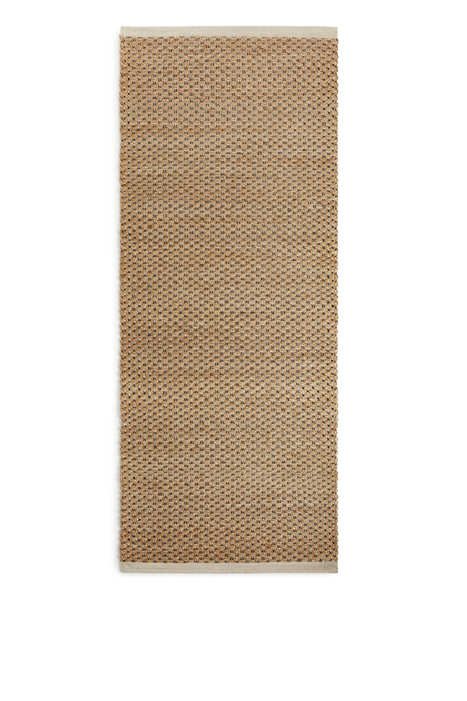 Jute Rug 70 x 180 cm - Beige/Black - 1