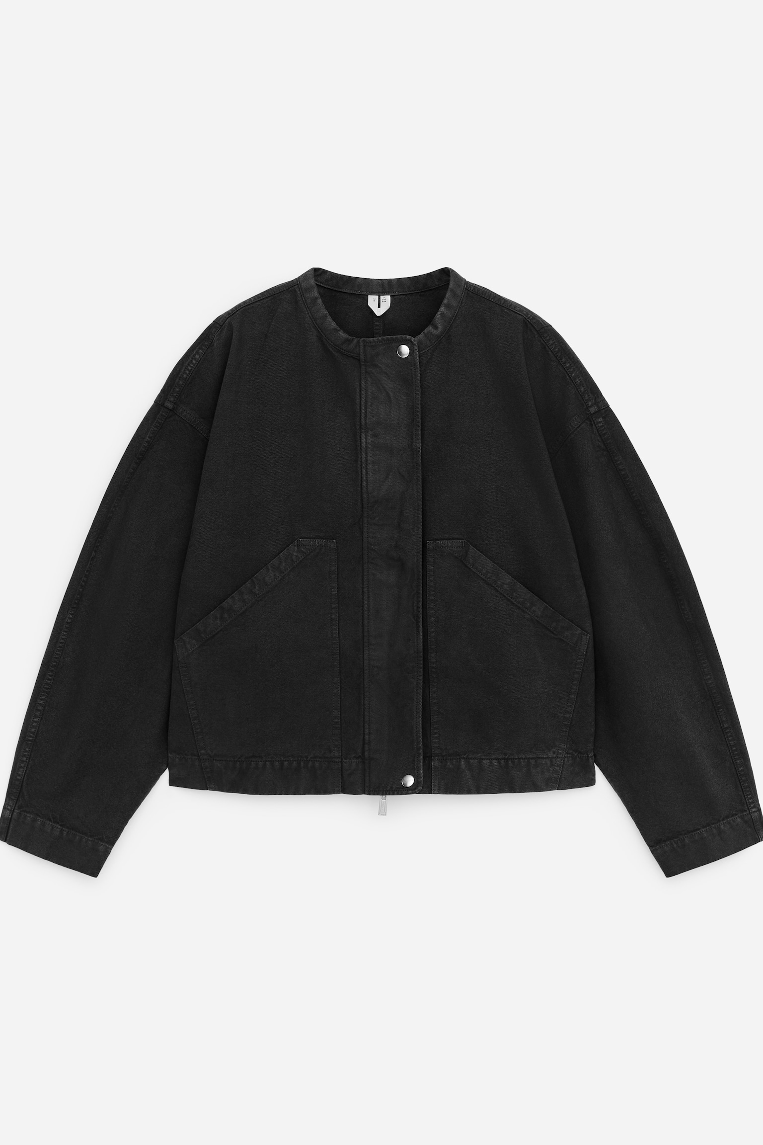 Jacke aus Baumwolle - Verwaschenes Schwarz - 2