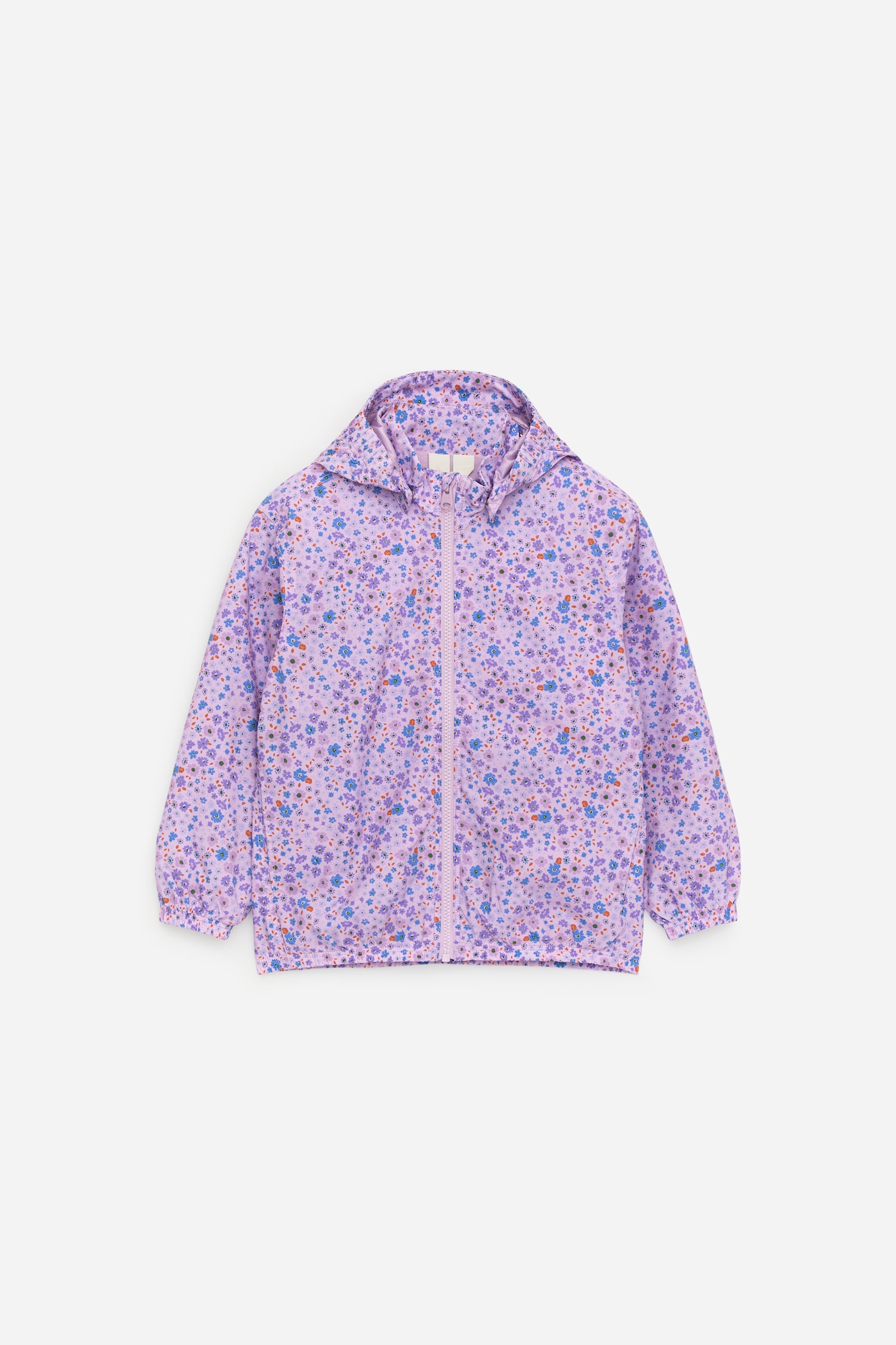 Shell-Jacke mit Fleecefutter - Flieder/mehrfarbig