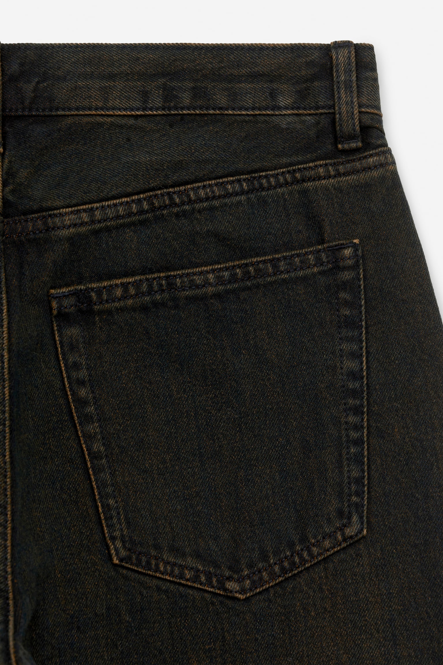 SHORE Low Relaxed Jeans - Dark Brown/Ecru/Mid Blue/Dark Grey - 3