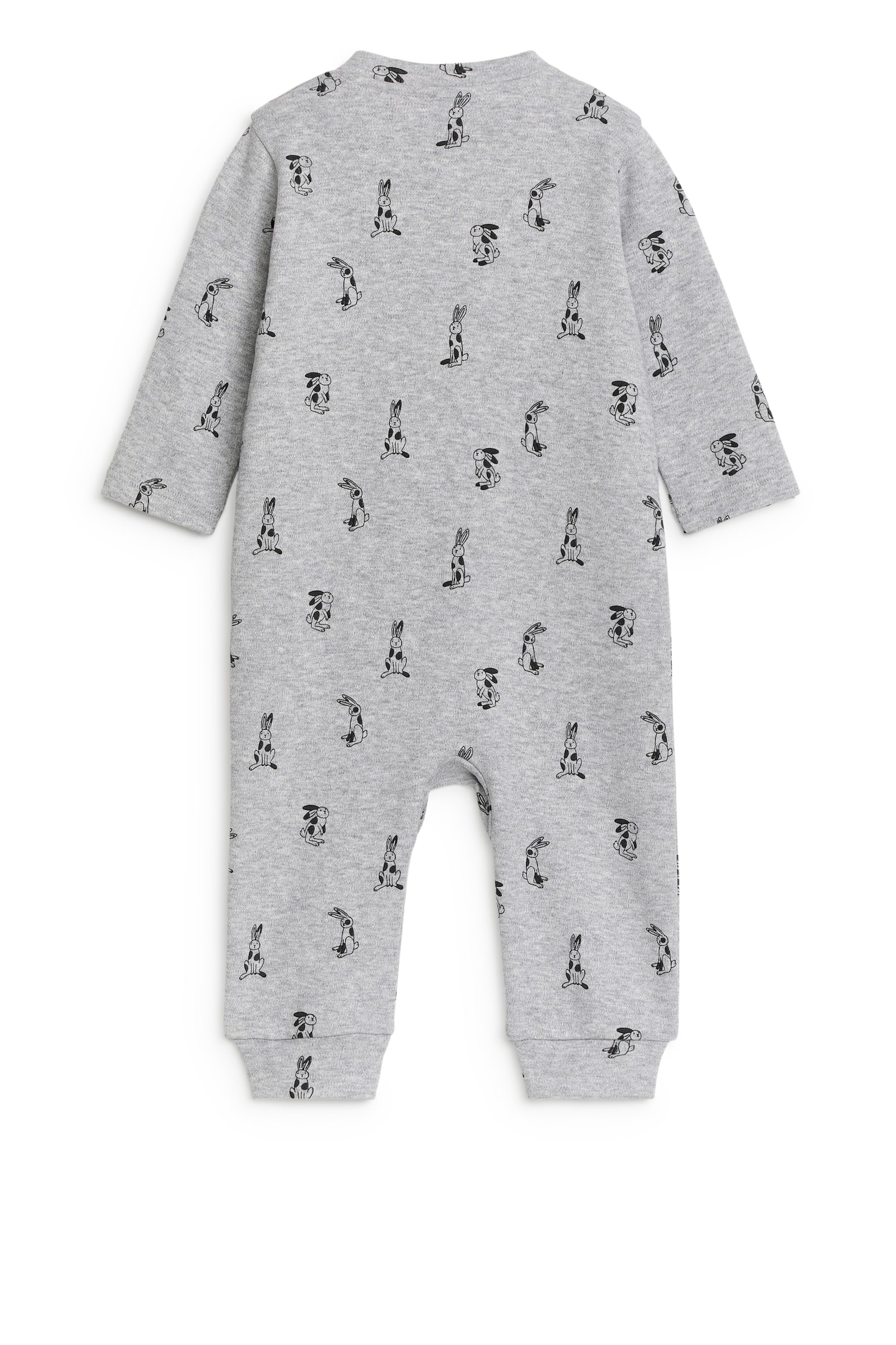 All-In-One Pyjama - Grey/Rabbit/Off White/Red/Light Blue/Mushrooms - 2