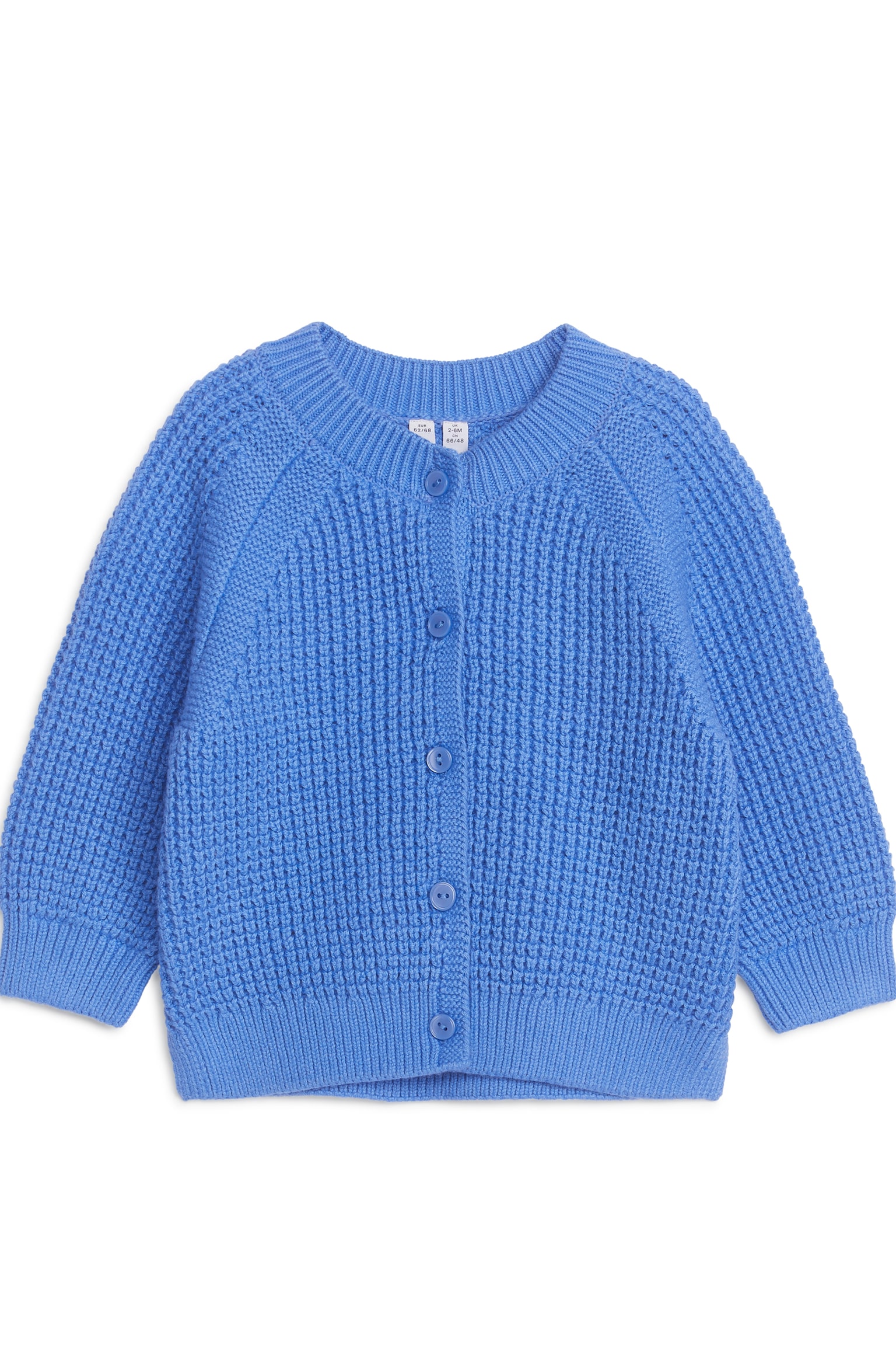 Cotton Cardigan - Blue - 1