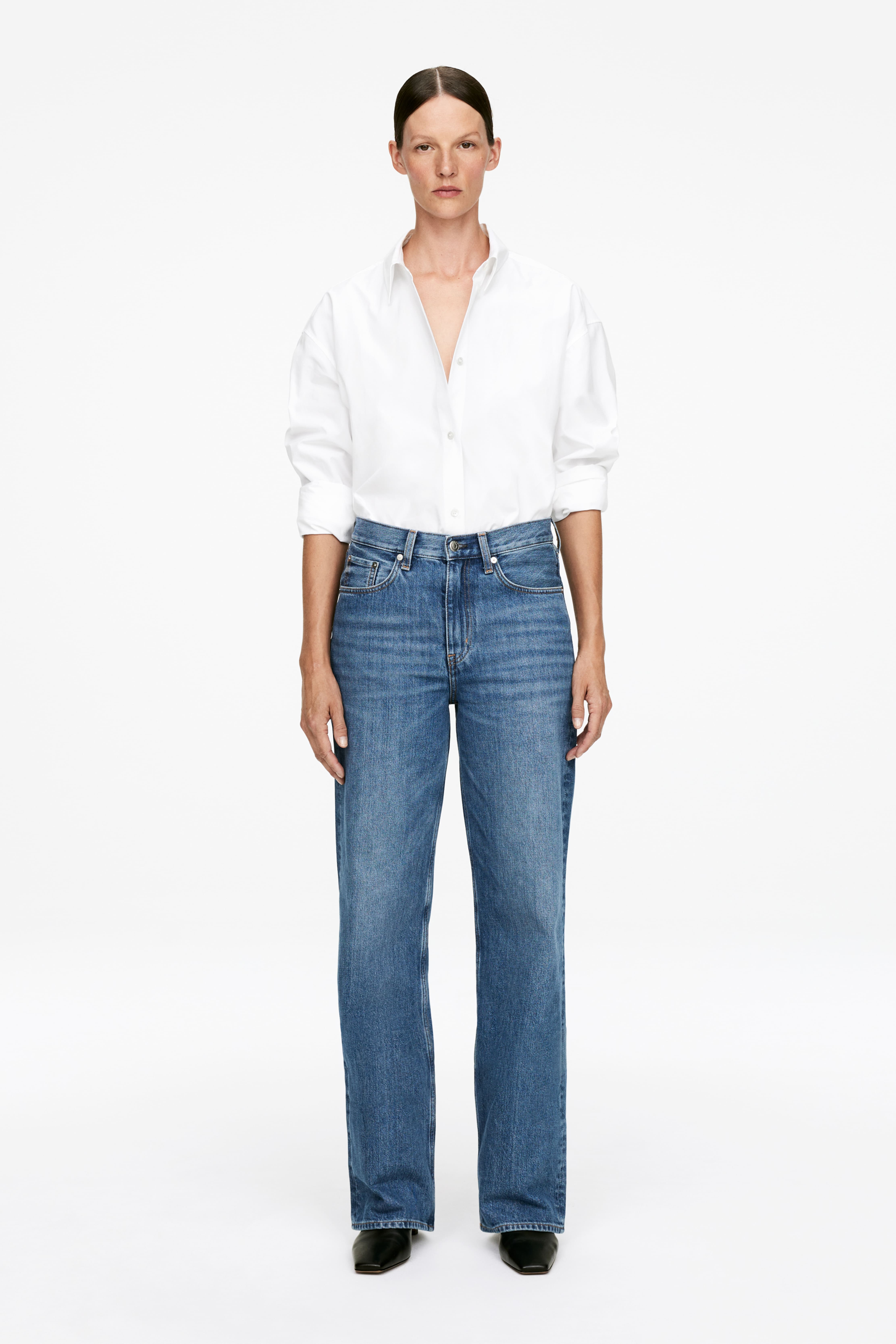 Jeans CORAL wide - Blu/Bianco sporco/Blu/Grigio scuro/Beige