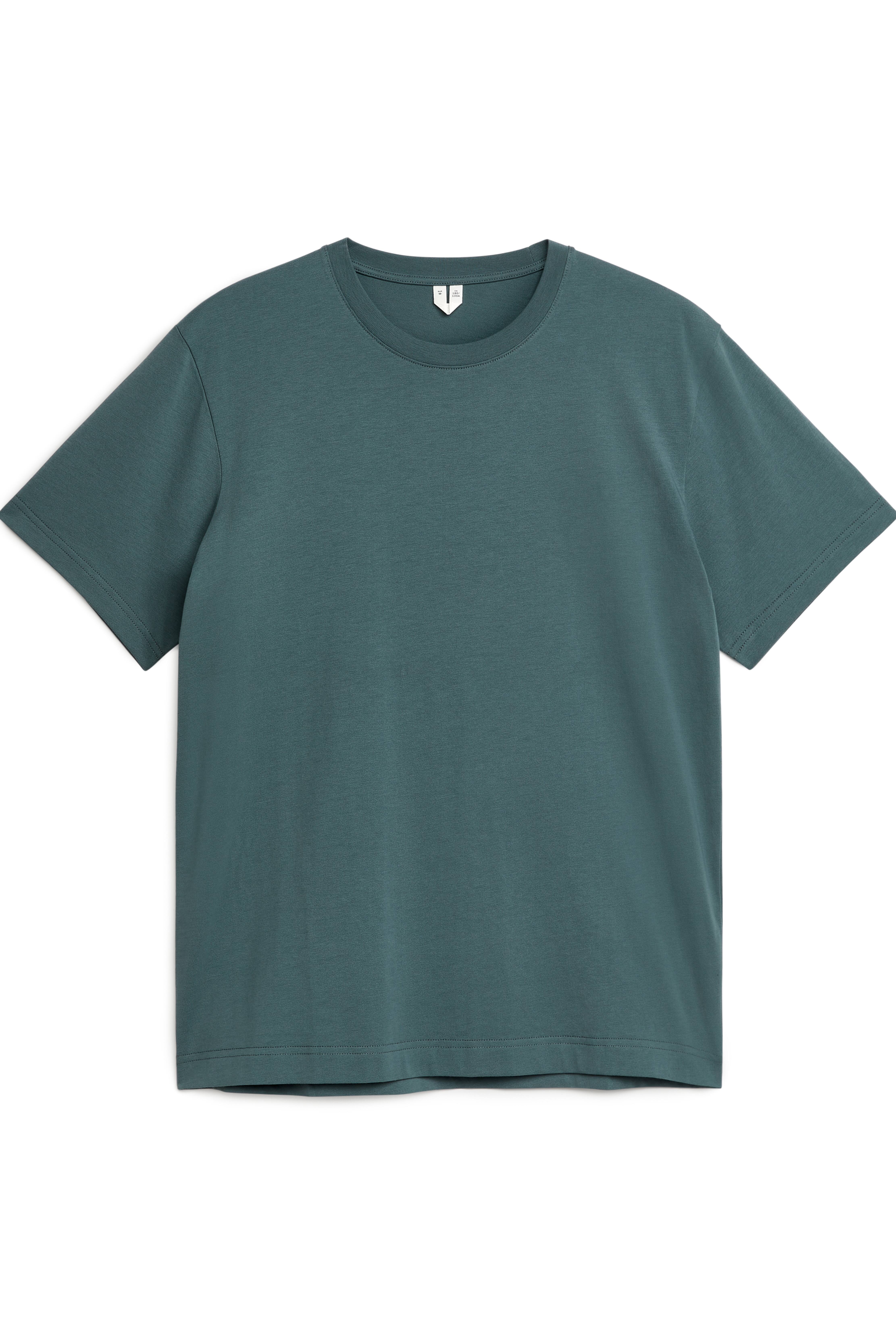 Leichtes T-Shirt - Rundausschnitt - Kurzarm - Schwarz - Men | H&M DE