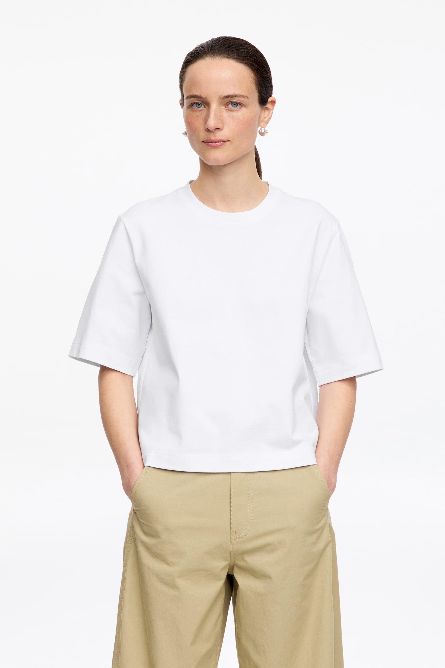 ALBA Boxig t-shirt - Vit/Svart/Vit/brun/Blå - 1