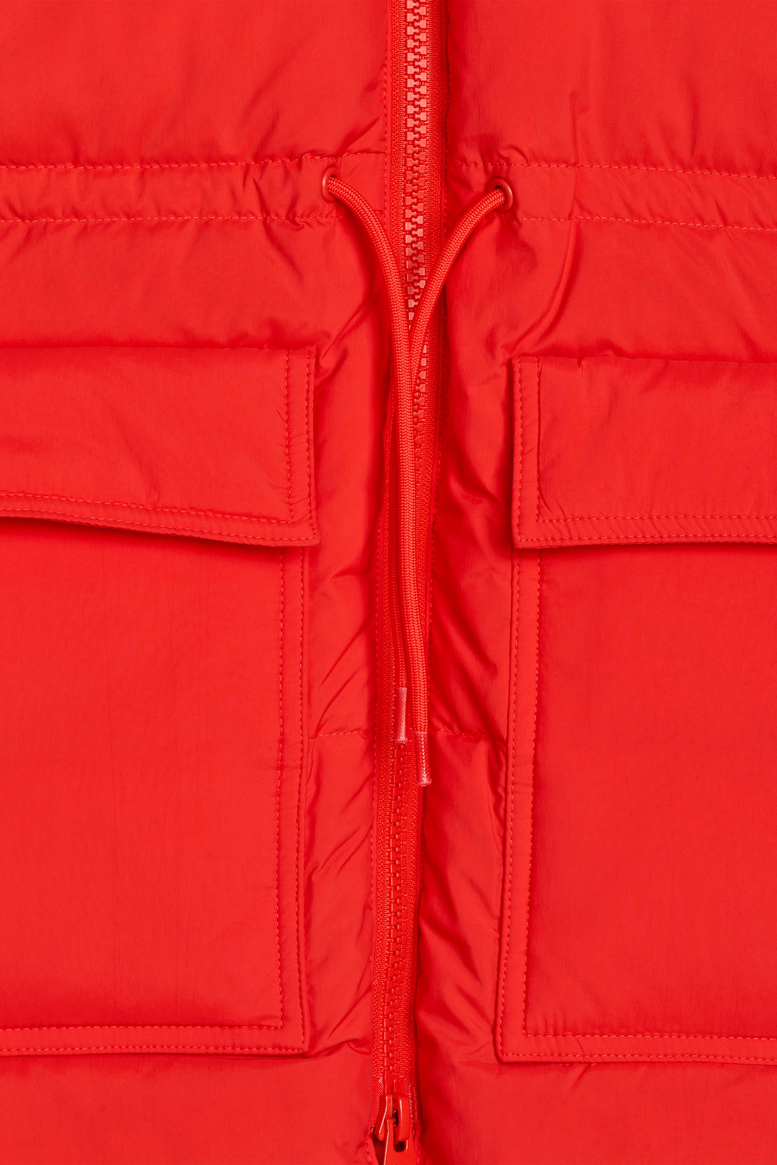 Upcycled Down Jacket - Red/Light Blue - 7